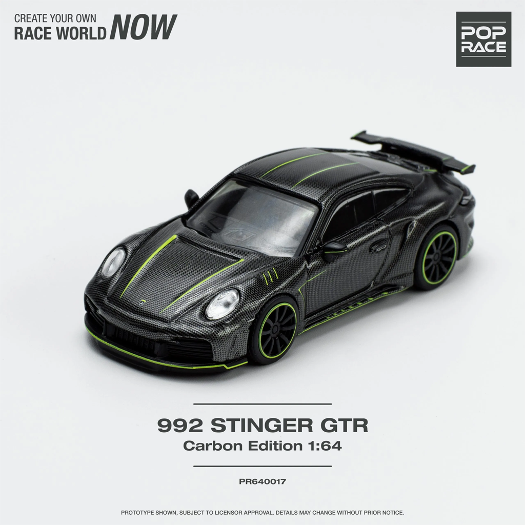 Pop Race 1:64 Porsche 991 (992) Stinger GTR Carbon Edition