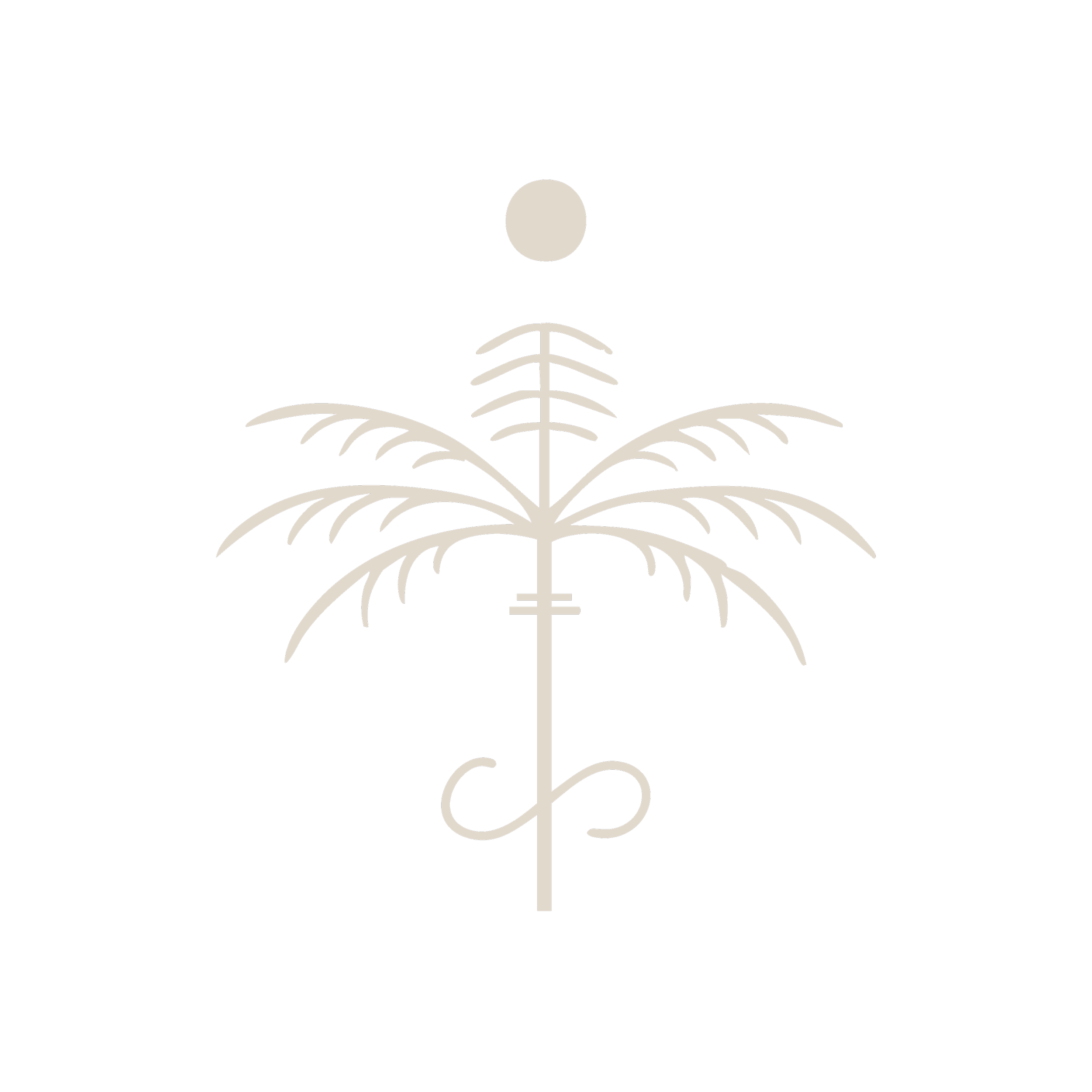 Palm logo of VISTA NALU boutique hideaway in Costa Rica