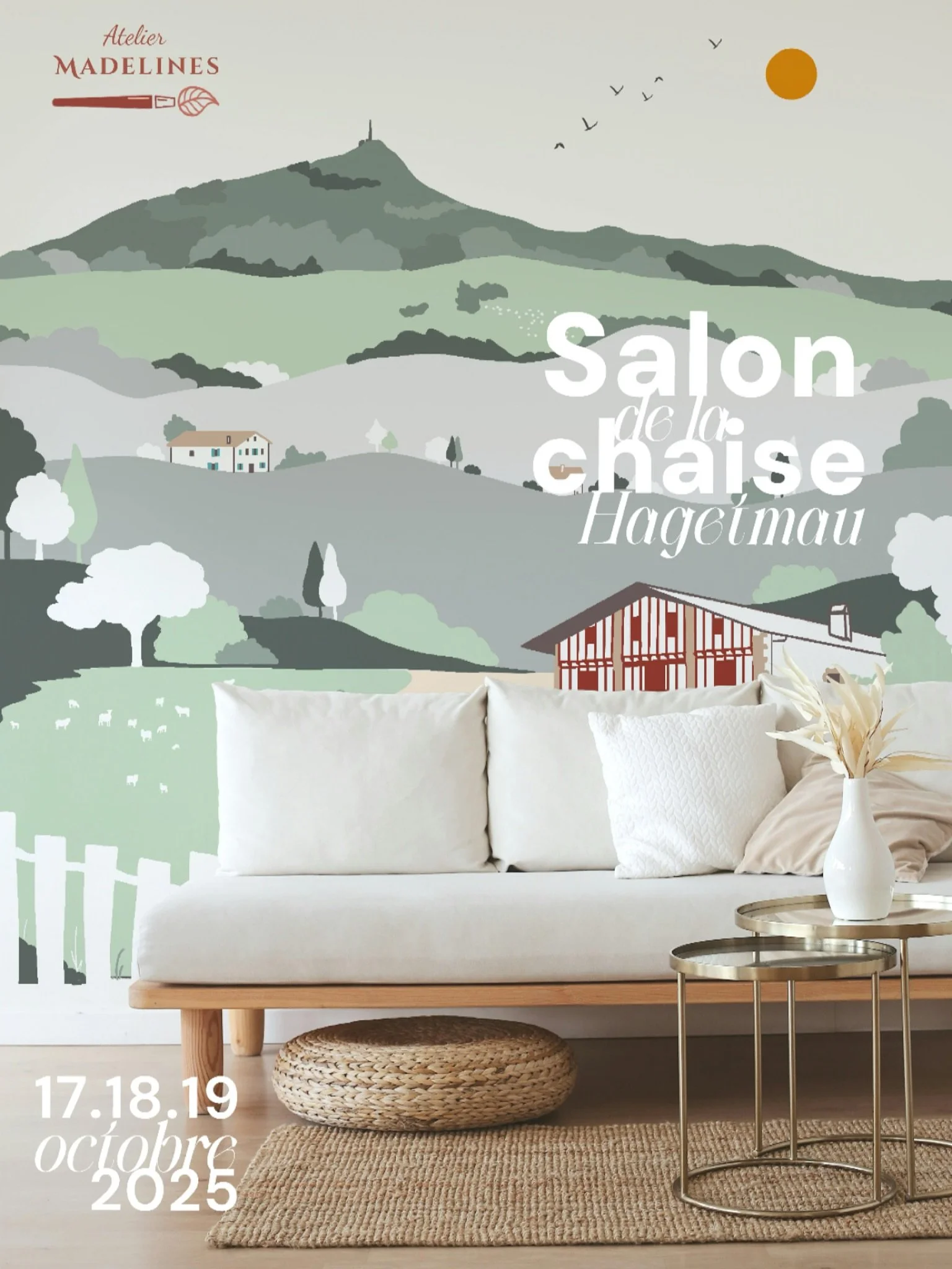 ✨ Une belle annonce !

Dans 15 jours, j&rsquo;ai la joie et le privil&egrave;ge de participer au salon de la chaise &agrave; Hagetmau, qui regroupe des m&eacute;tiers de l&rsquo;artisanat d&eacute;di&eacute;s au mobilier et &agrave; la d&eacute;corat