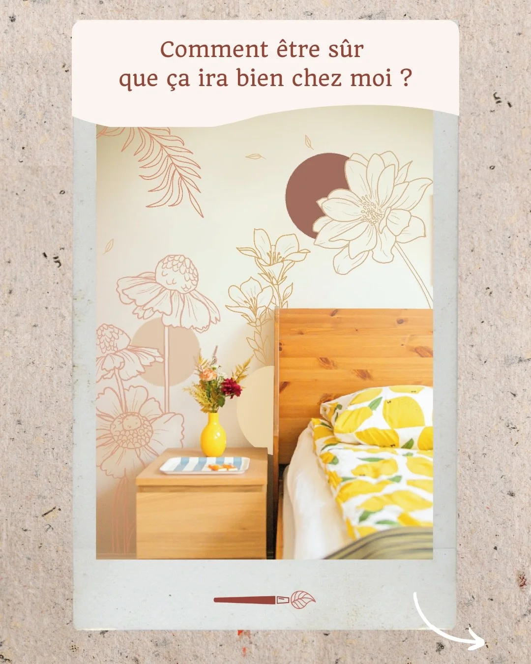 🤩 Une image vaut milles mots !

Avec les outils num&eacute;riques, notamment un logiciel de dessin, on peut d&eacute;sormais se projeter sur sa future fresque !

Pour voir exactement ce que votre projet va donner 
sur VOTRE MUR, la projection fait p