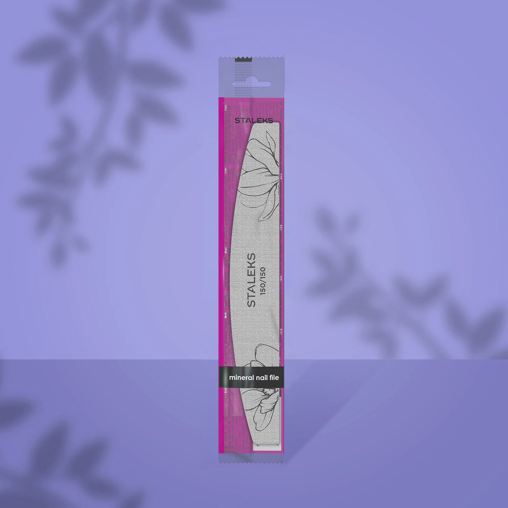 STALEKS EXPERT 40 Crescent mineral nail file, 150/150 grit