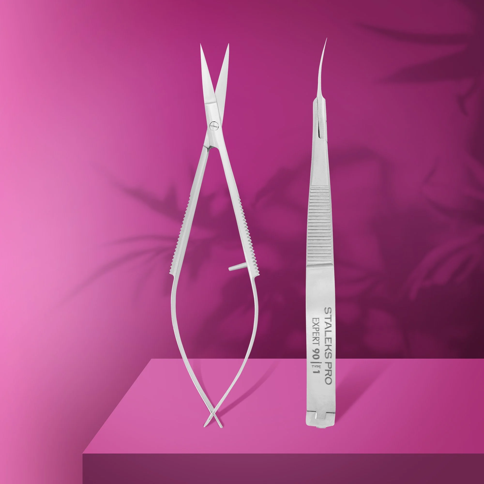 Professional cuticle micro scissors EXPERT 90 TYPE 1