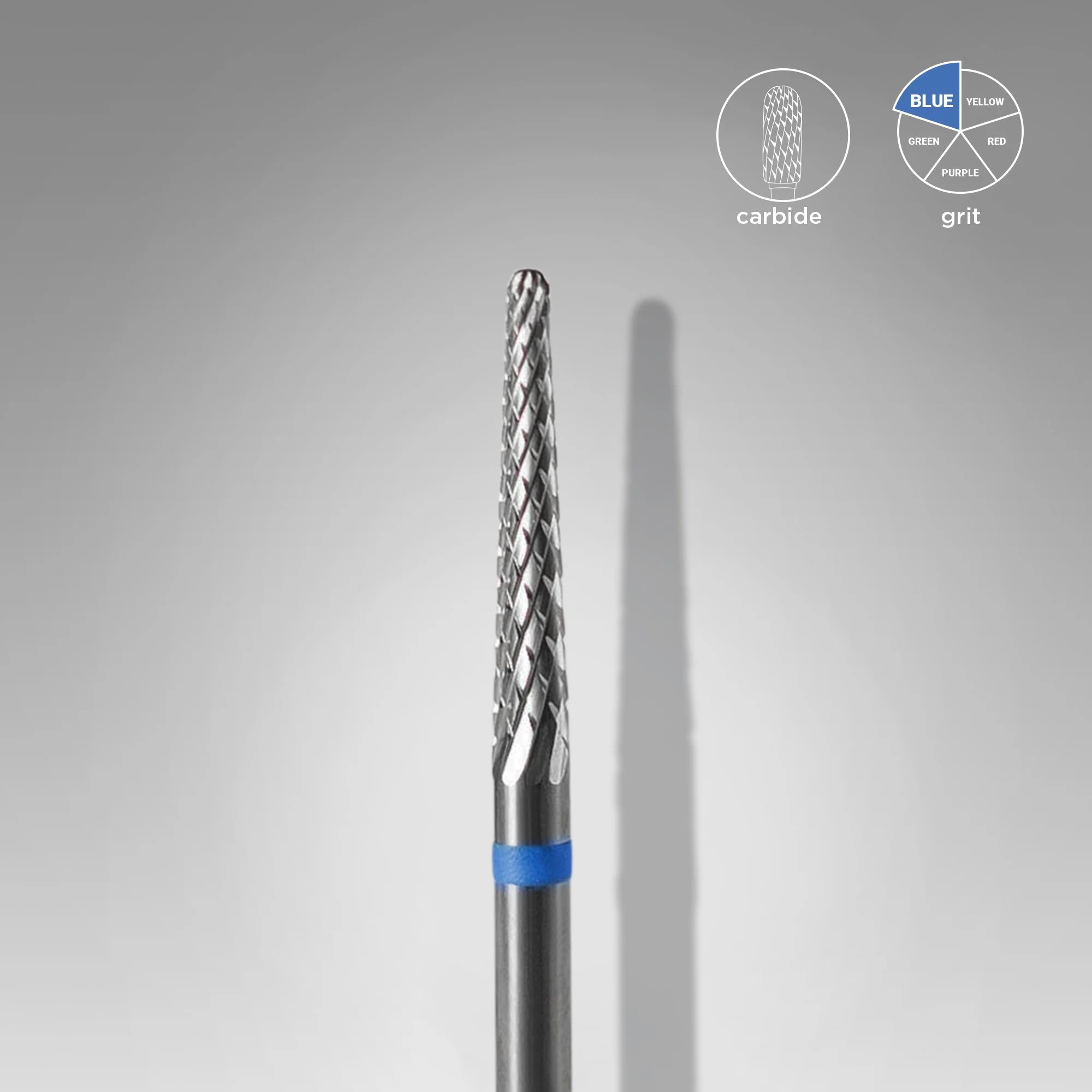 STALEKS EXPERT Carbide nail drill bit cone blue