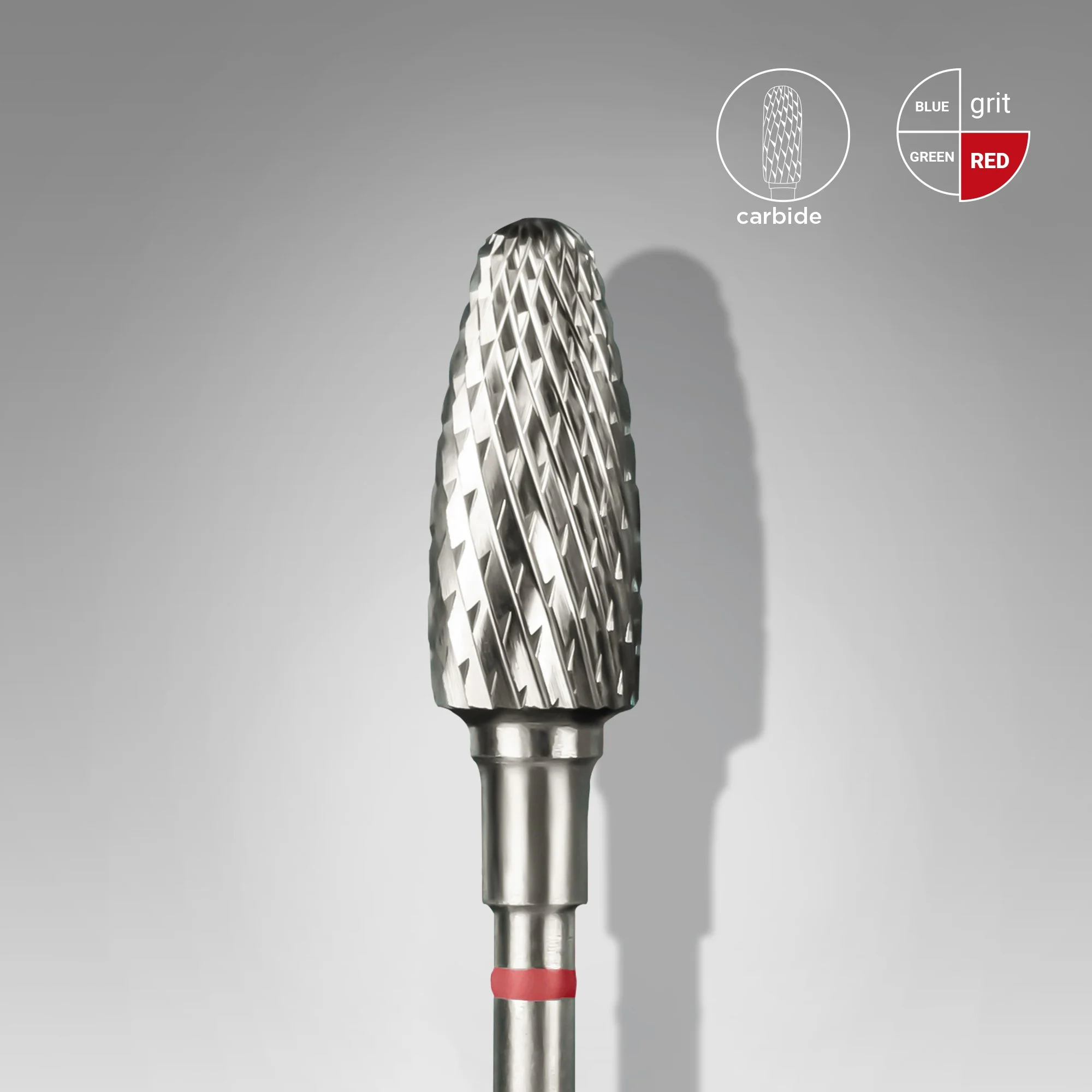 STALEKS EXPERT Carbide nail drill bit corn red