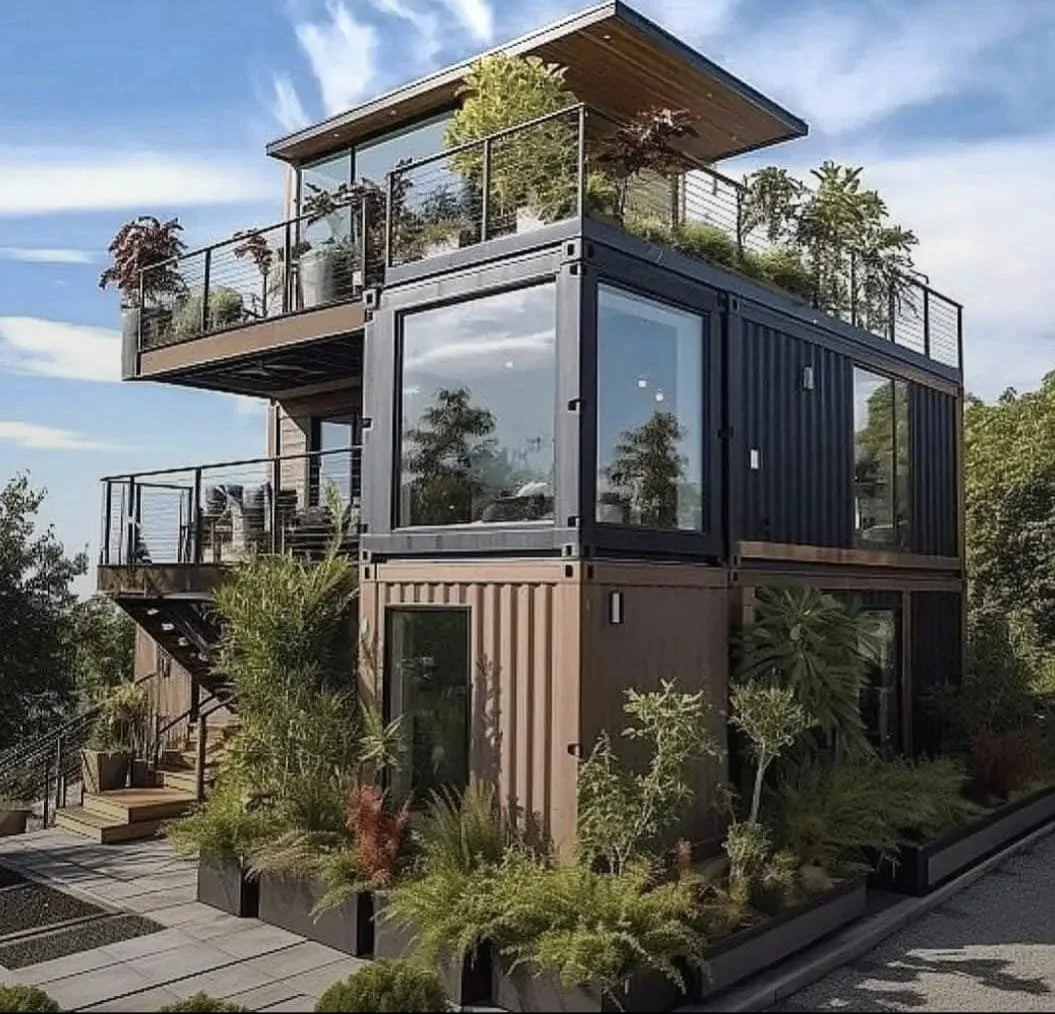 Container home side view