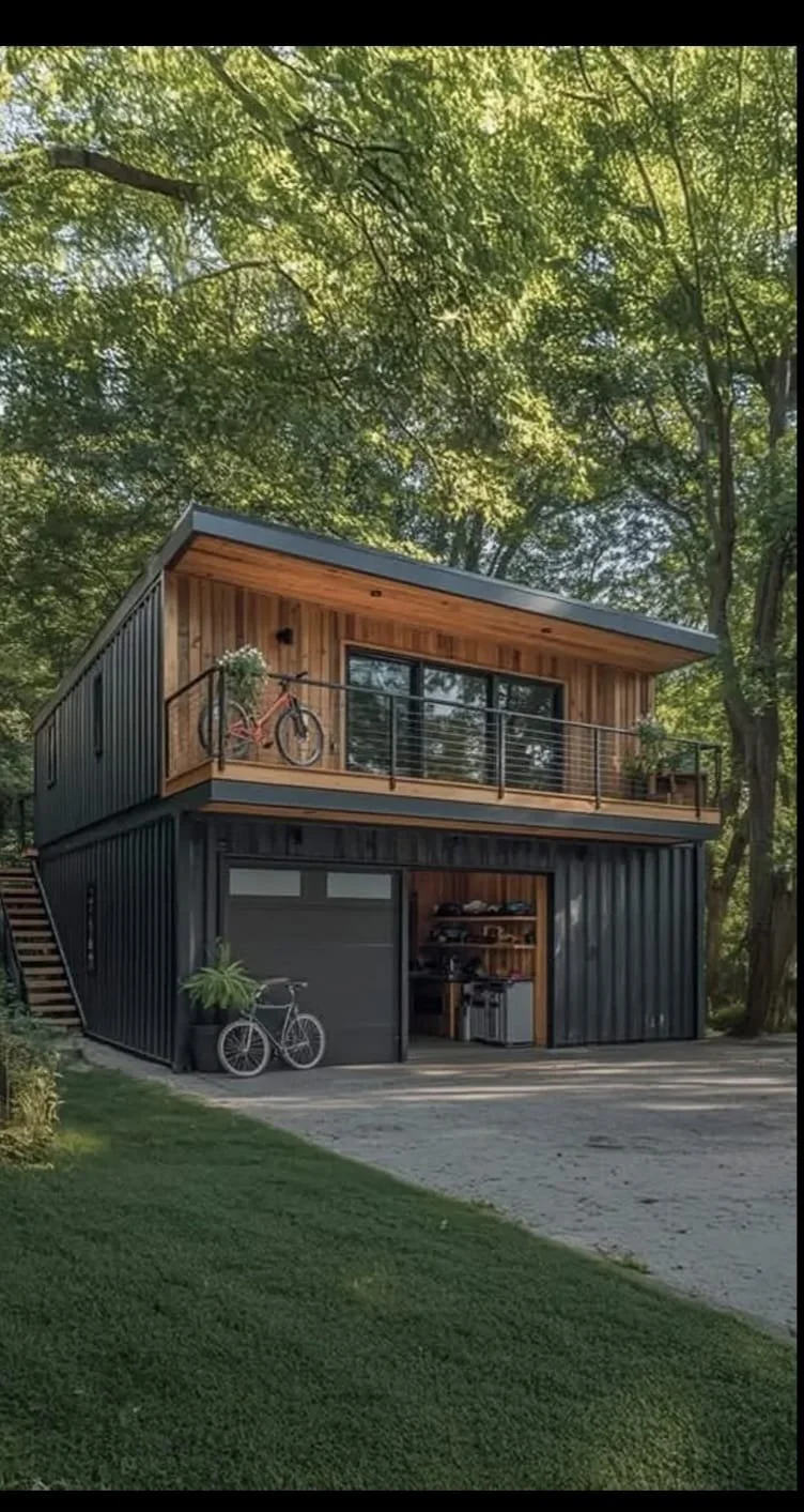 Container home living room