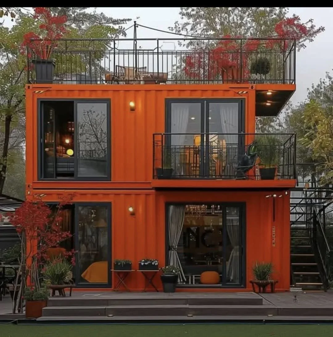 Container home exterior day view