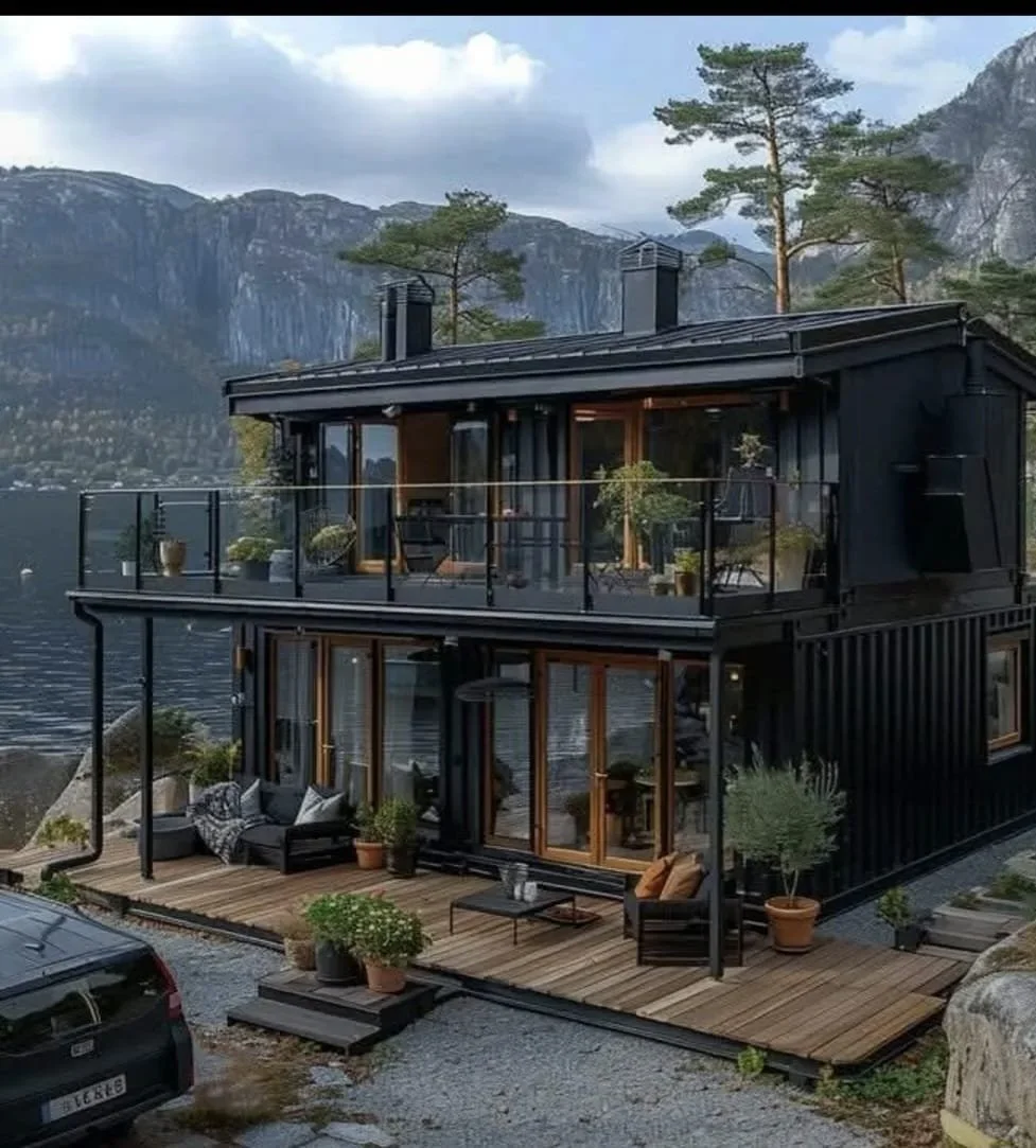 Container home exterior day