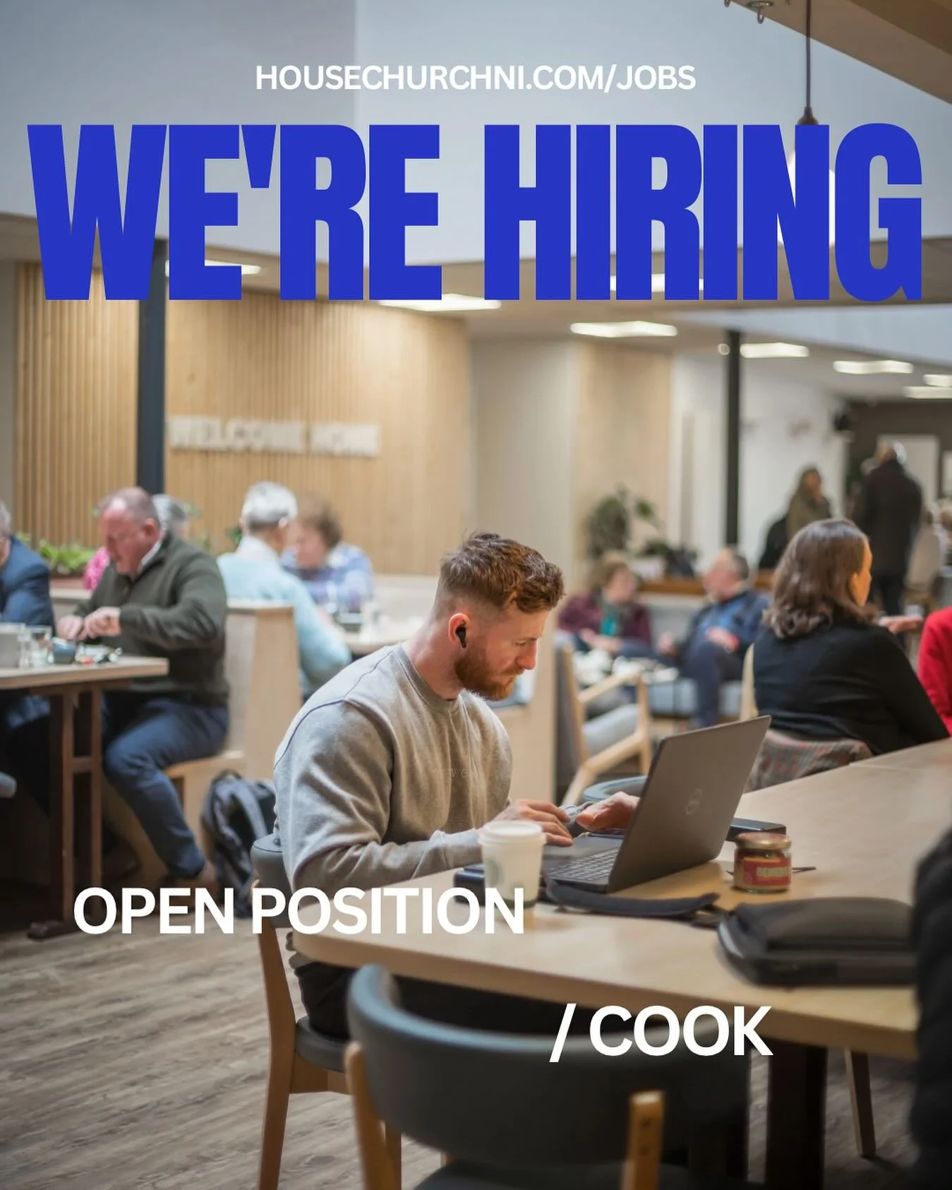 🍳 We&rsquo;re Hiring: Part-Time Cook at House Coffee ☕

Are you passionate about good food and great community?
We&rsquo;re looking for a part-time cook to join the team at House Coffee, our vibrant, busy caf&eacute; run by House Church NI.

What yo
