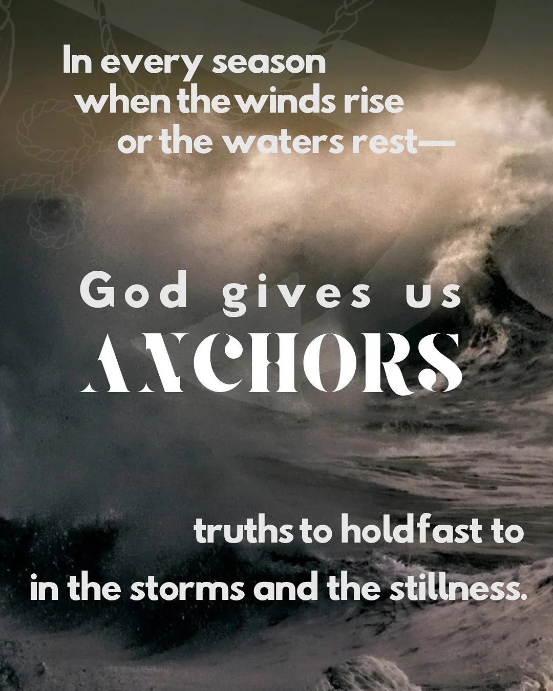 We&rsquo;ve spent the past few weeks discovering the anchors that hold us steady &mdash; God&rsquo;s character, His Word, His safety, His hope, His salvation.

As we move into the next part of our series, Altars, we&rsquo;re taking a moment to pause 