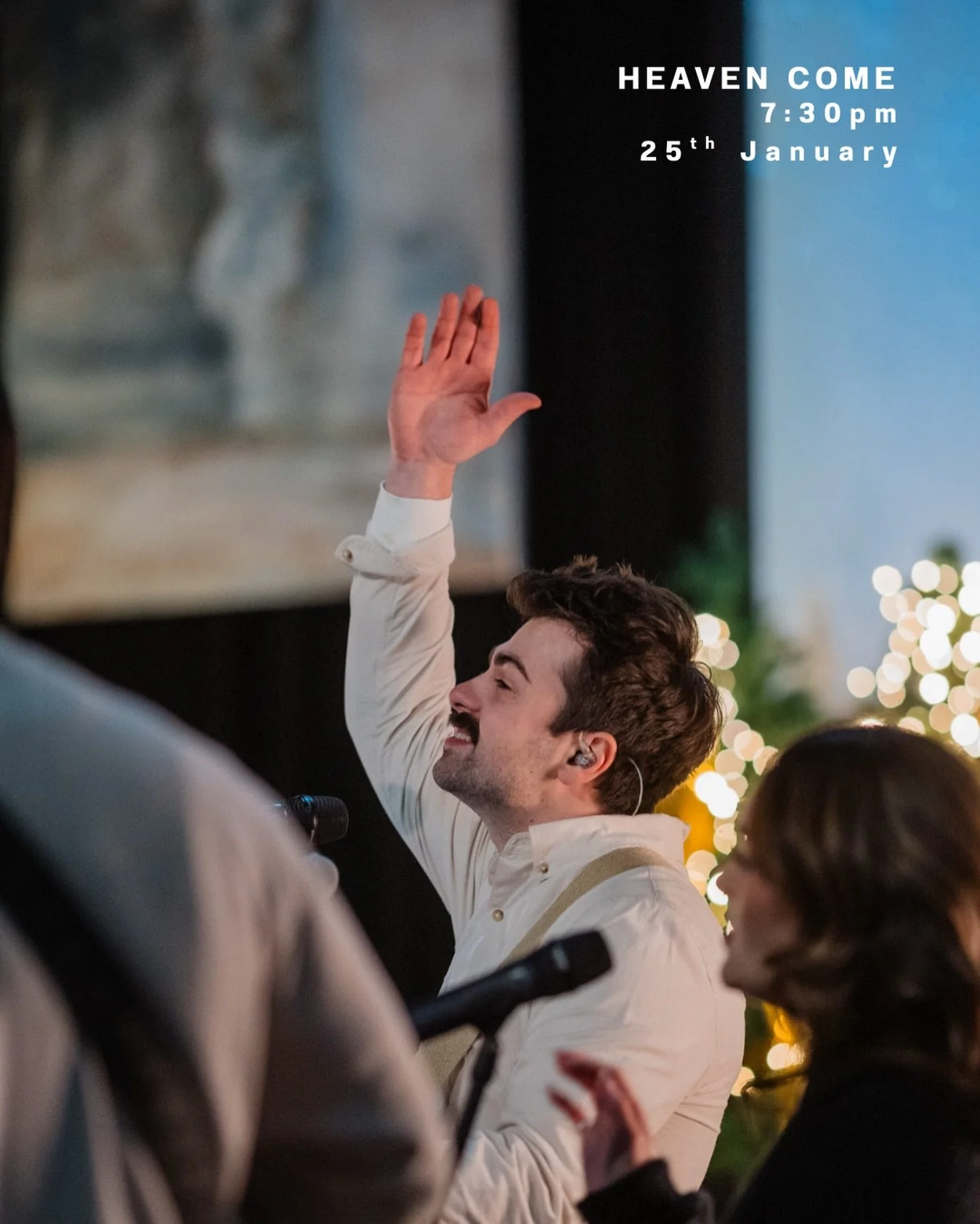 You&rsquo;re Invited to HEAVEN COME

An Evening of Worship &amp; Prayer
Sunday 25th January | 7:30 PM &ndash; 9:00 PM
Location: House Church

Come and join us for a powerful time in God&rsquo;s presence. Heaven Come is an open invitation to seek God 