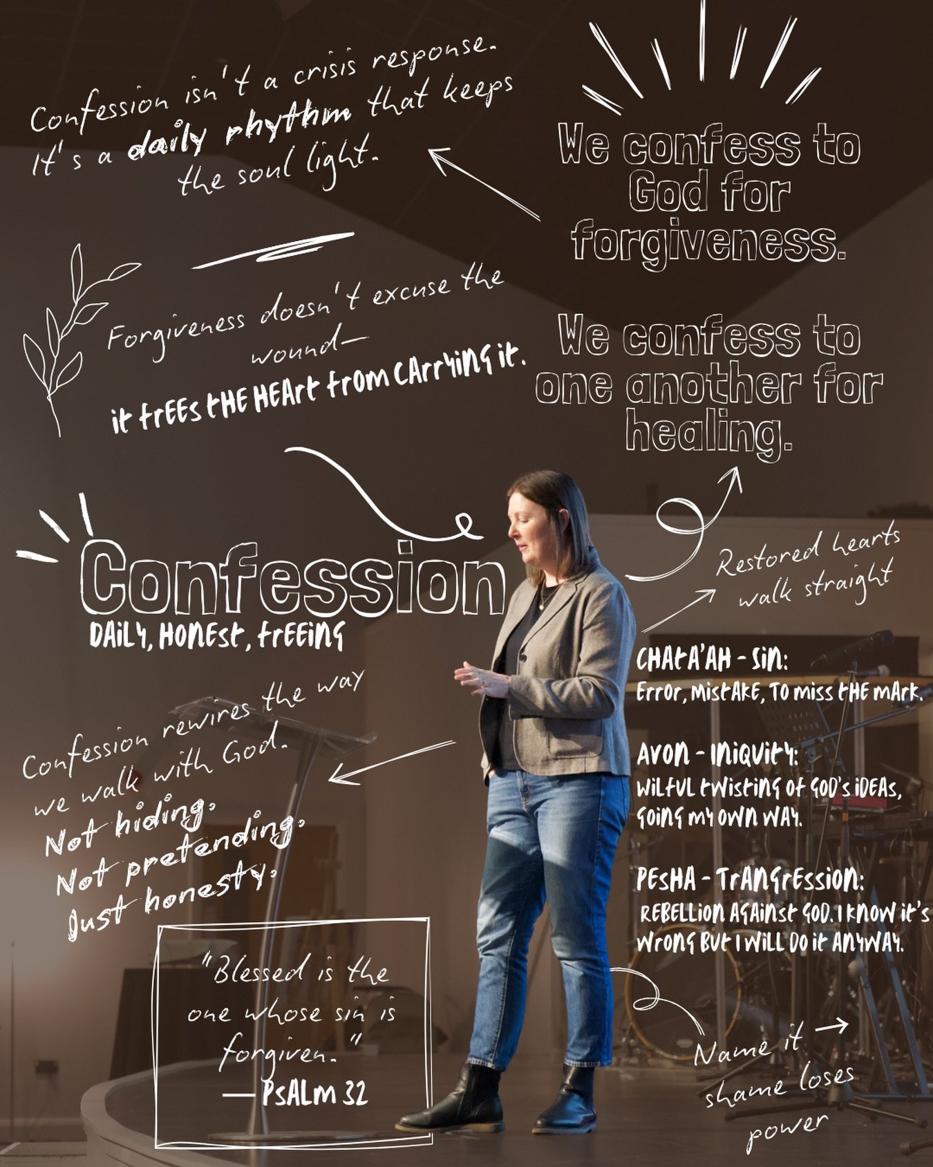 Confession isn&rsquo;t an crisis response&mdash; it&rsquo;s a daily rhythm that shapes our hearts.

Natalie shared how admitting our debt, confessing wisely to one another, and pursuing true forgiveness leads us into freedom.

Catch up anytime on You