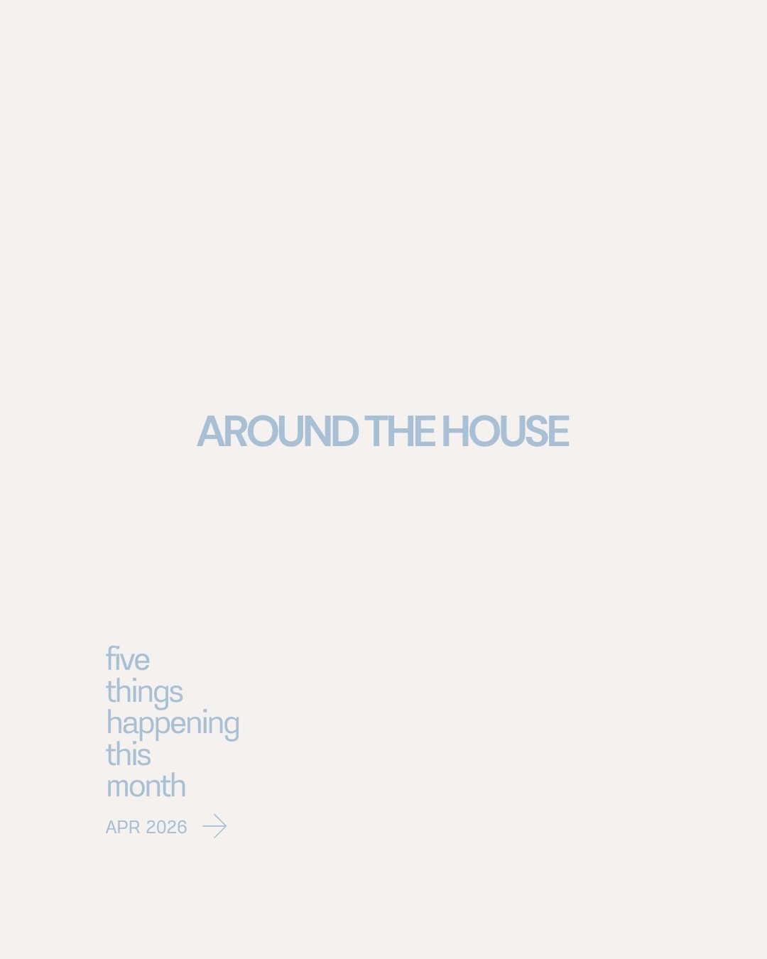 *updated dates* 
There&rsquo;s so much still happening in the House this month! 
Here are 5 ways to connect this April.

To see the full church calendar, visit the website via the link in our bio, or sign up to our email list (ChurchSuite) by reachin