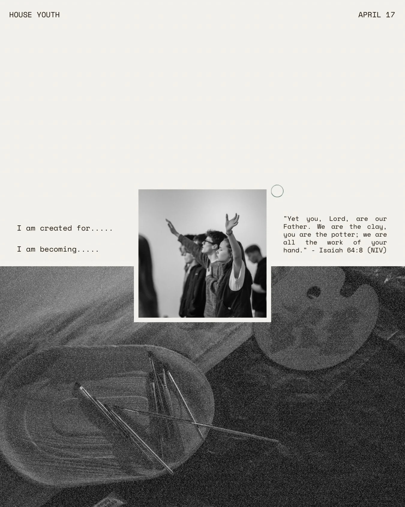 We are so excited that this FRIDAY NIGHT @houseyouthni will be gathering for a Creative Worship Night! It&rsquo;s going to be 🔥🔥🔥

🗓️April 17th @ 7:30pm
📍House Church NI