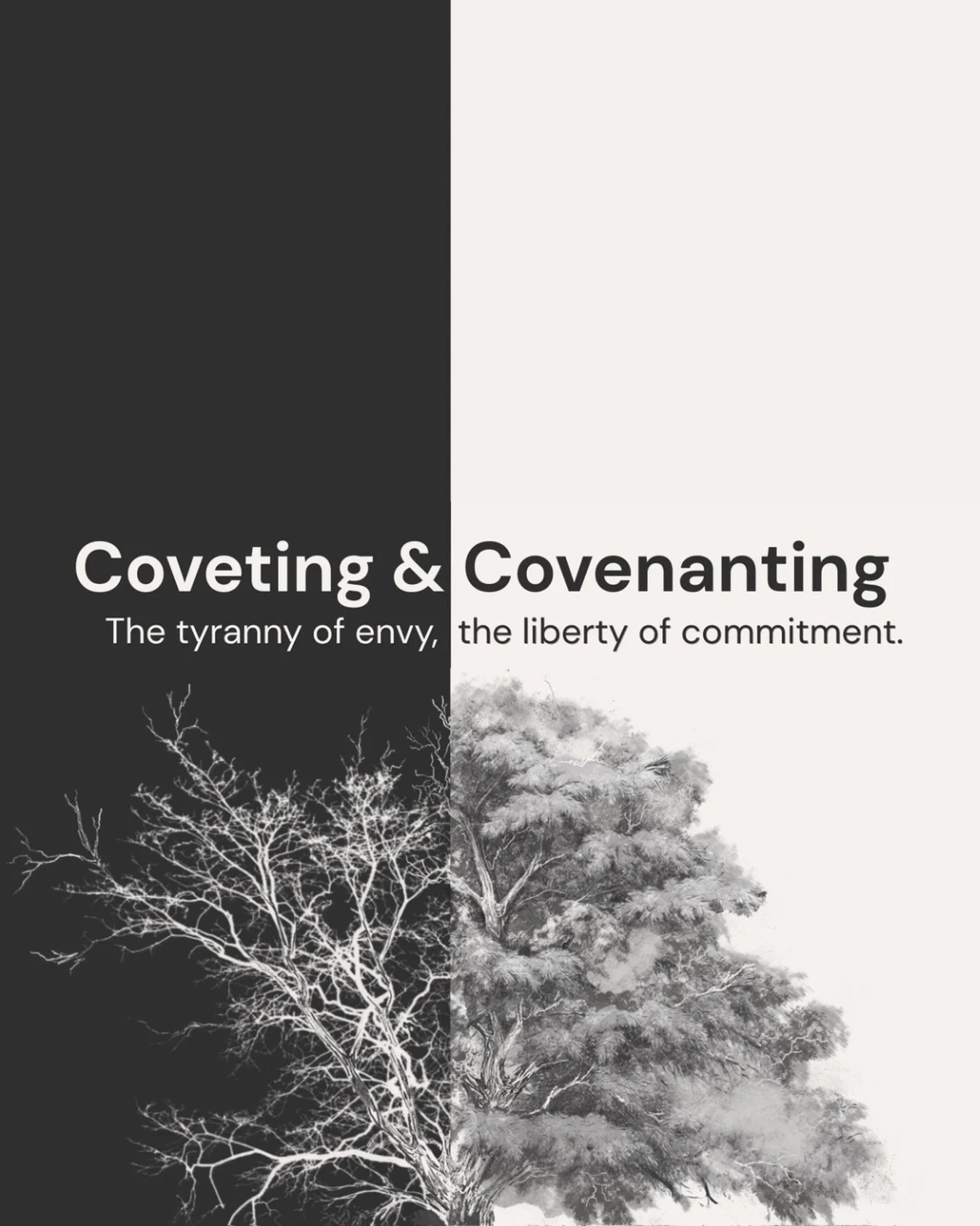 Sundays at House 

Join us tomorrow as we begin our new series exploring the beauty of covenant. How true freedom and flourishing comes in keeping our commitments and exposing the lies of envy that keep us from experiencing the life God has for us.

