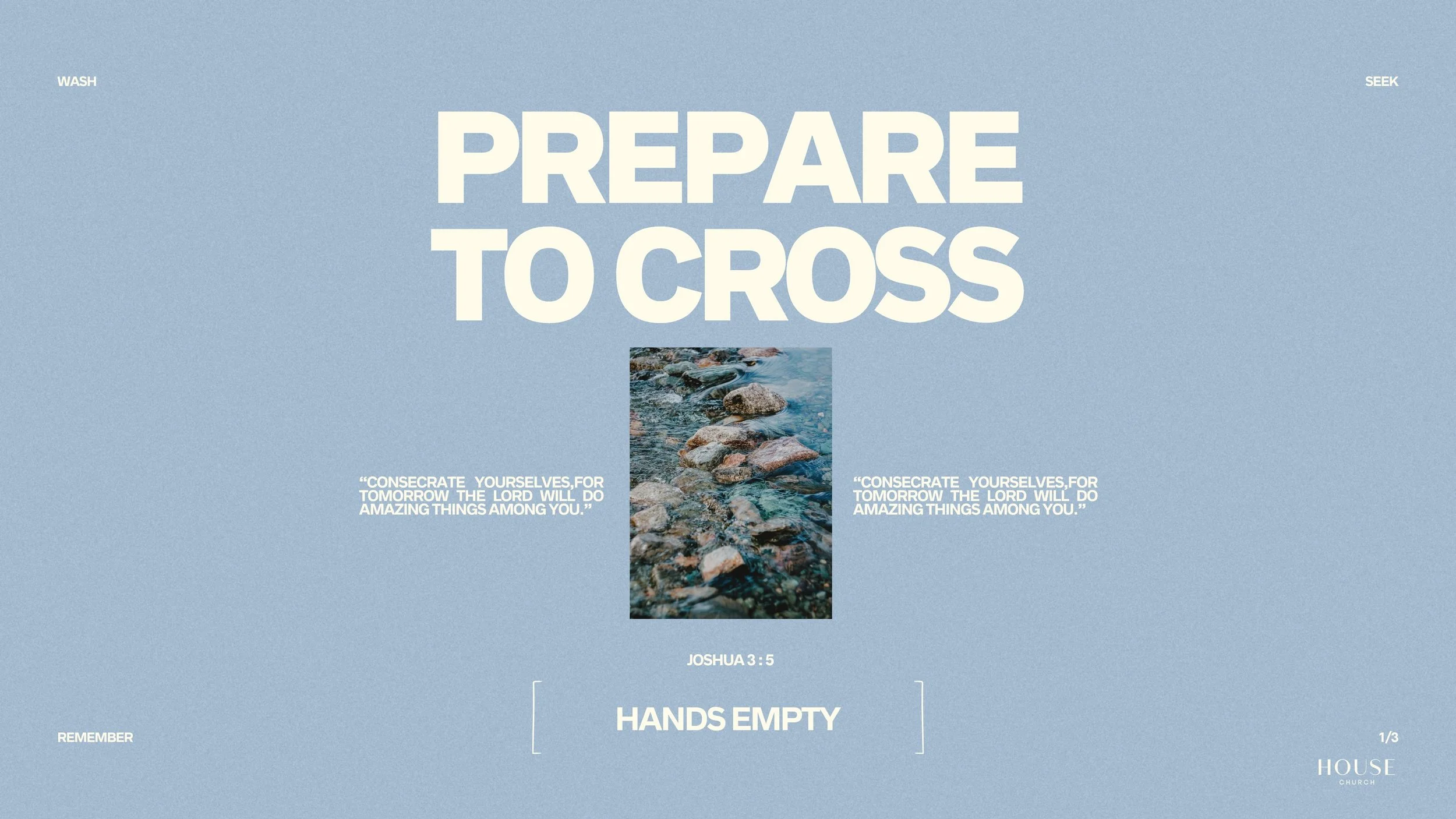 Prepare to Cross