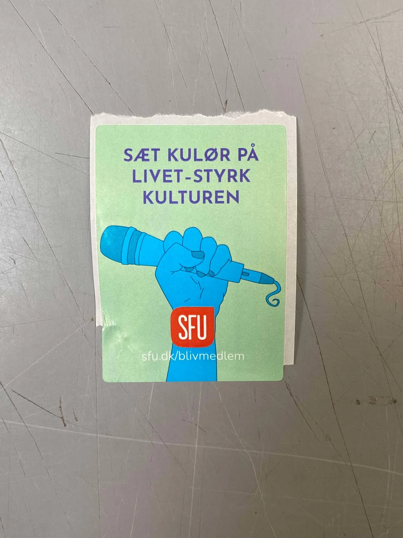 Klistermærke - Styrk kulturen (10 stk)