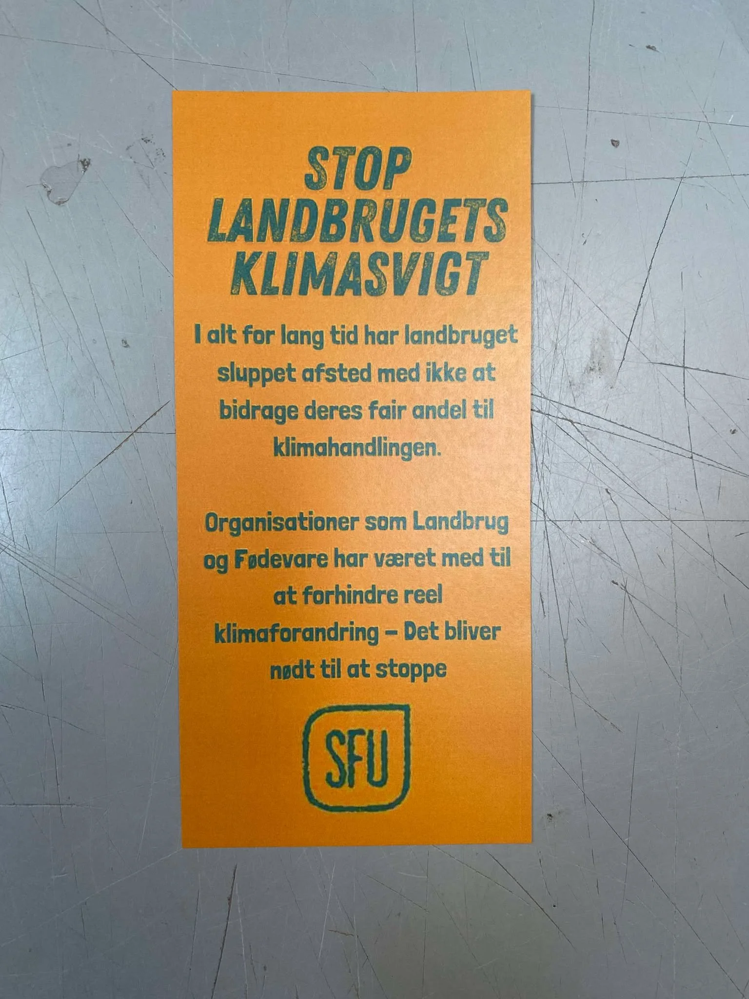 Flyer - Stop klimasvigt (50 stk.)