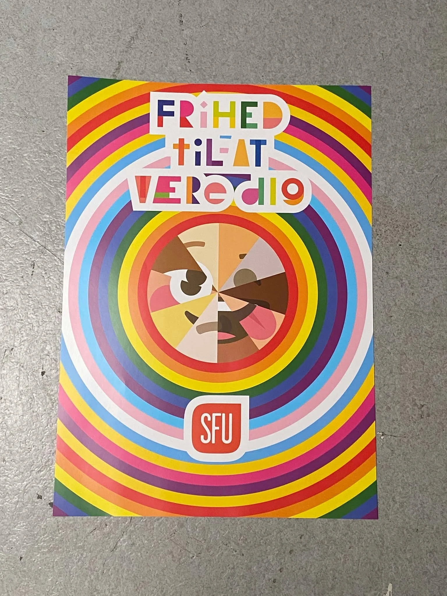 Plakat - Frihed til at være dig (50x70 cm)