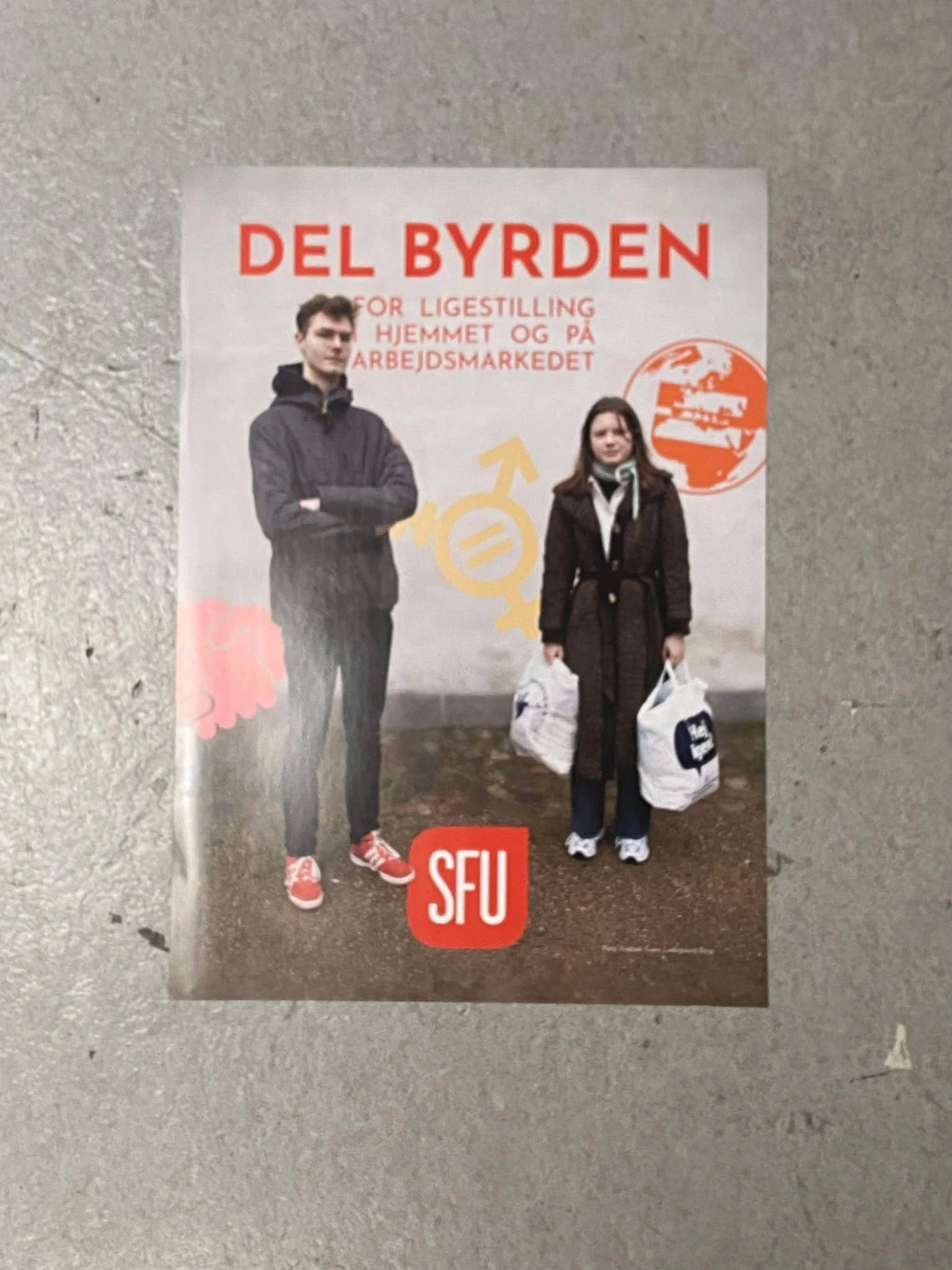 Plakat - Del byrden (42x59 cm)