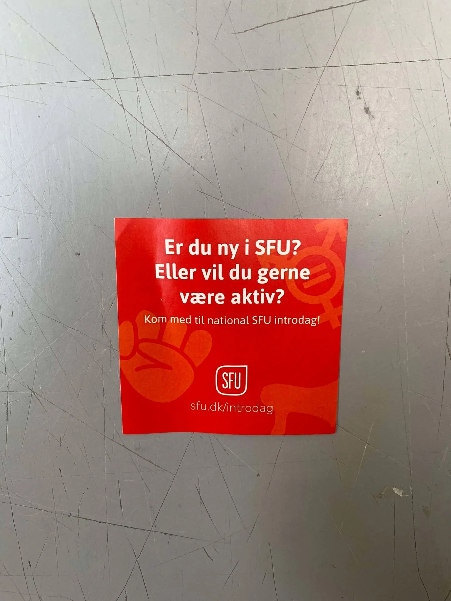 Standard klistermærke SFU (10 stk)