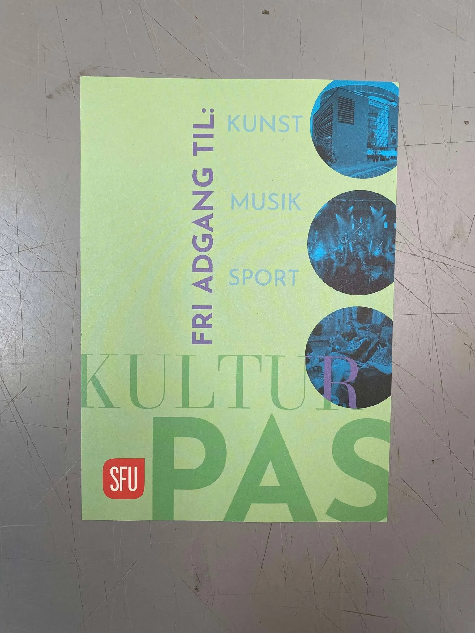 Flyer - Gratis kulturpas (50 stk.)