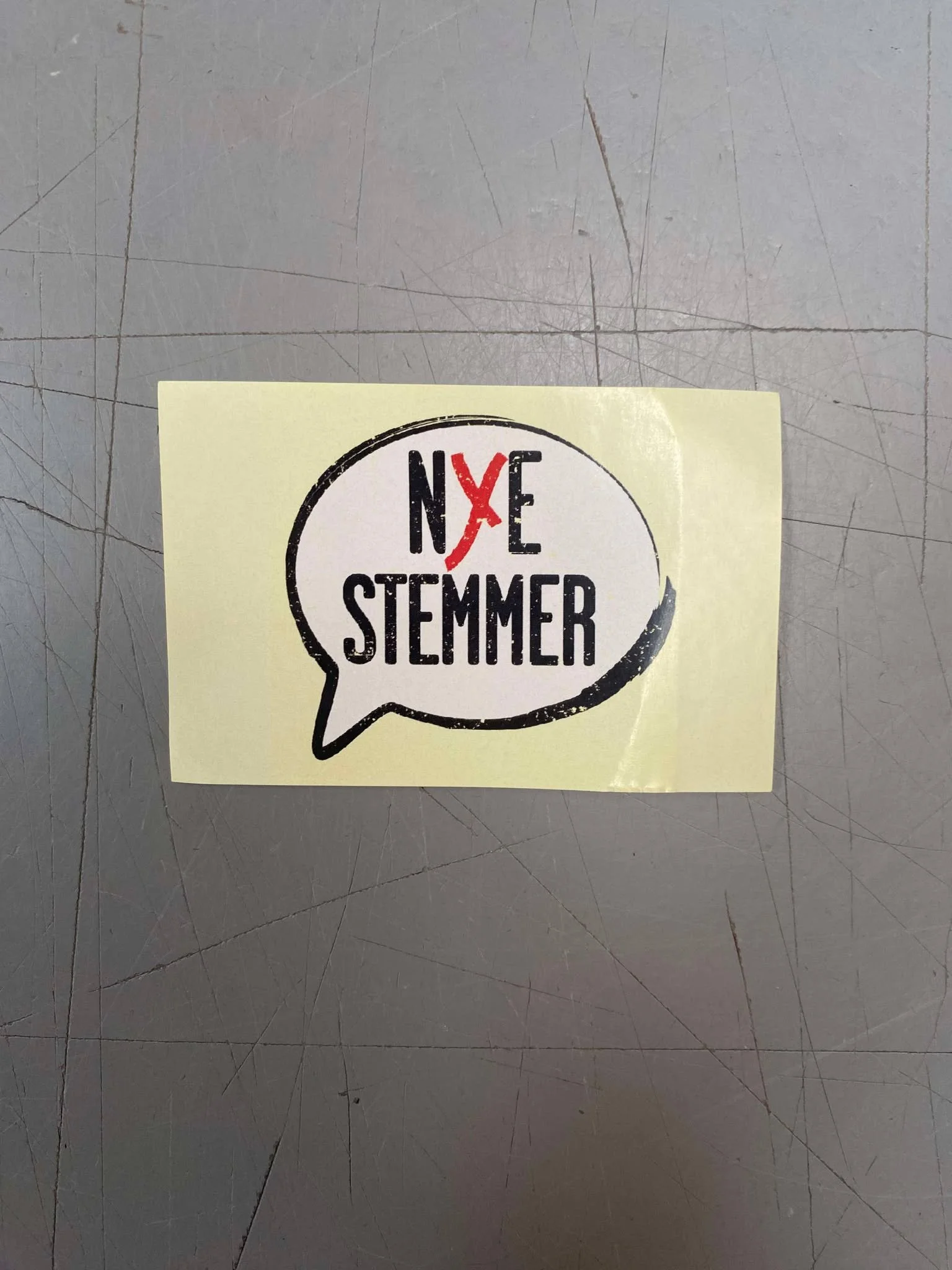 Klistermærke - Nye stemmer (10 stk)