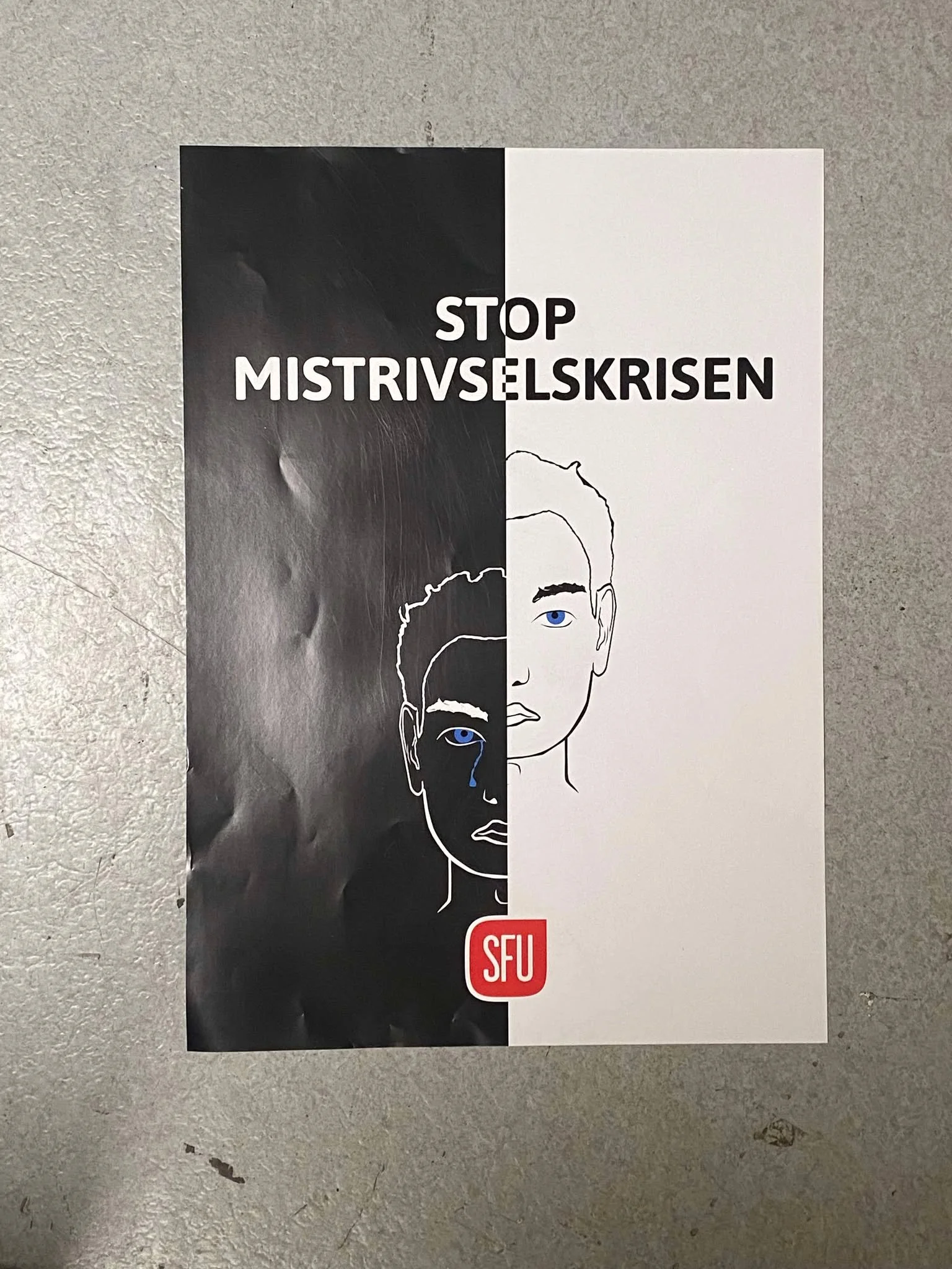 Plakat - Stop mistrivselskrisen (50x73 cm)