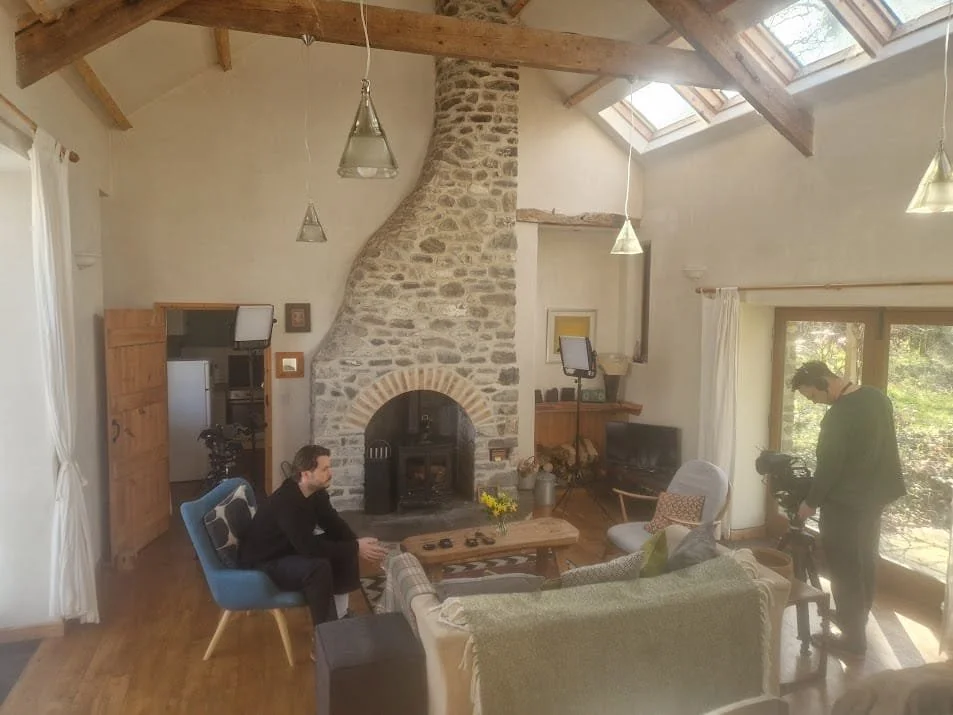 BBC Good Morning Britain films at Llwynbwch Barn early March 2025
