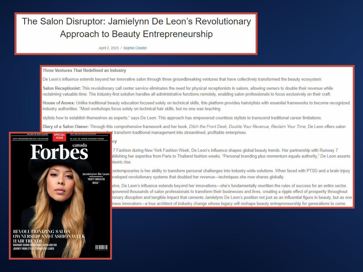Jamielynn De Leon at Forbes