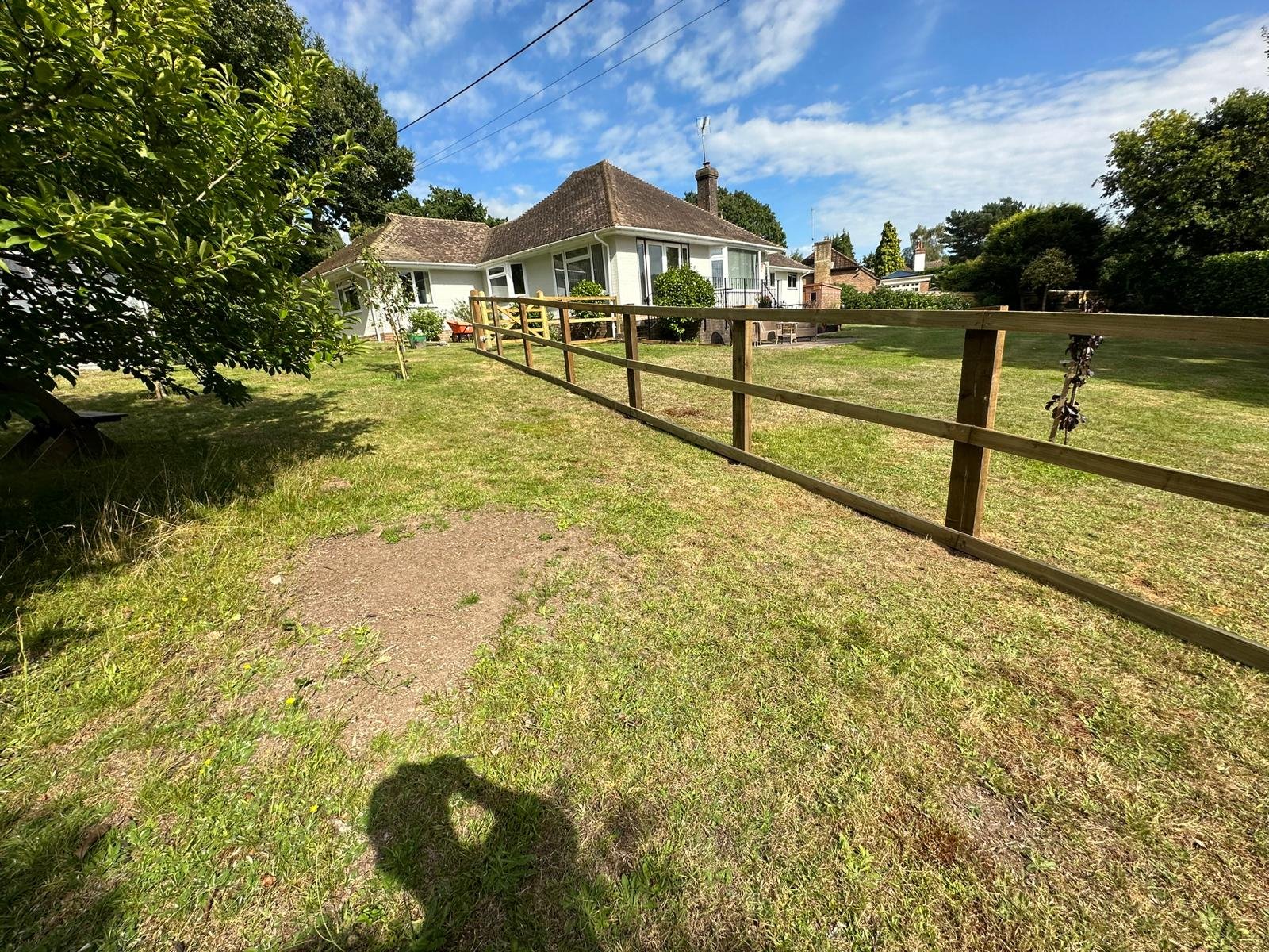 Ranch Style Fencing with Chainlink