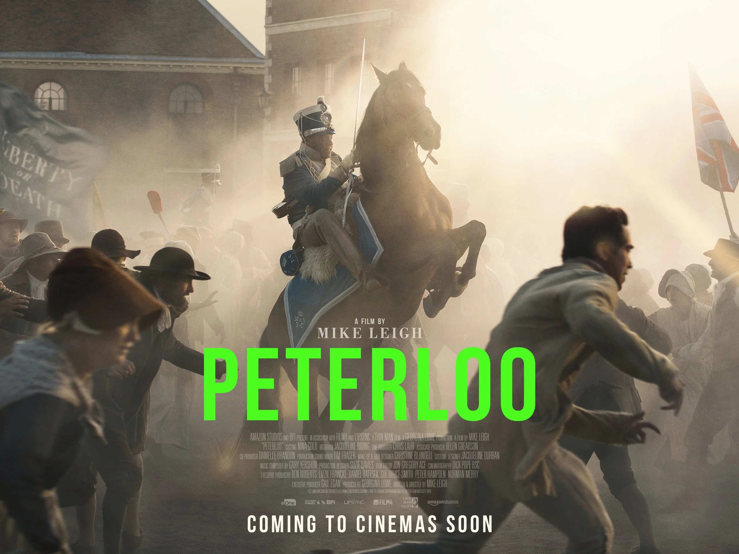 Peterloo film directed by Mike Leigh, associate produced by Helen Grearson