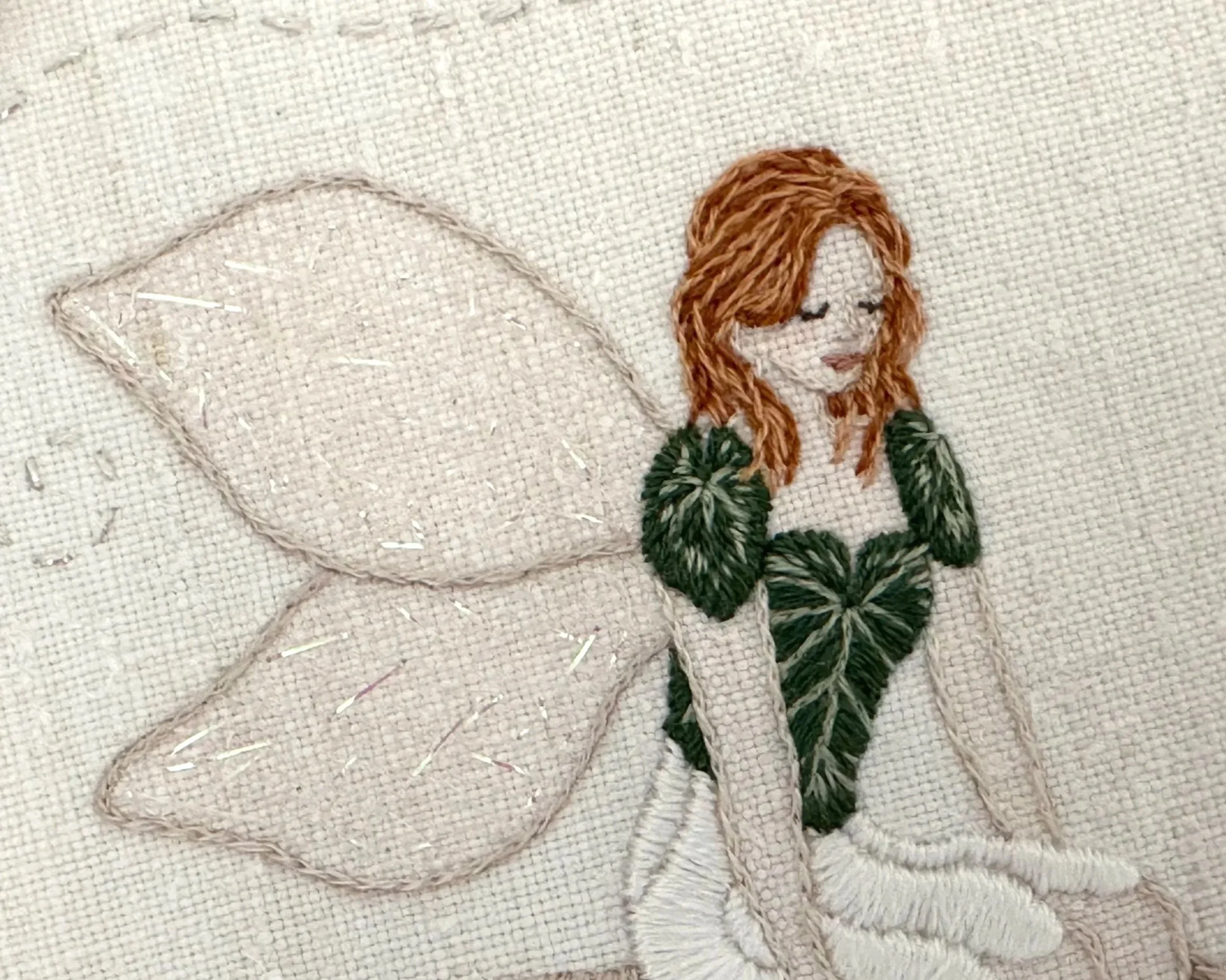 The Cyclamen Fairy Embroidery Kit from What Florence Did Next