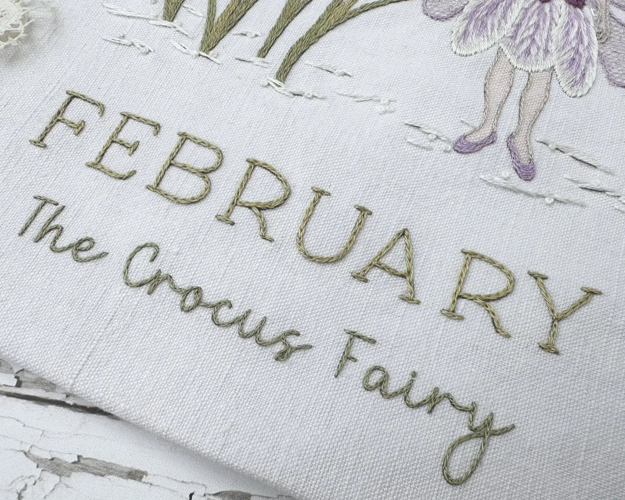 The Crocus Fairy Embroidery Kit from What Florence Did Next