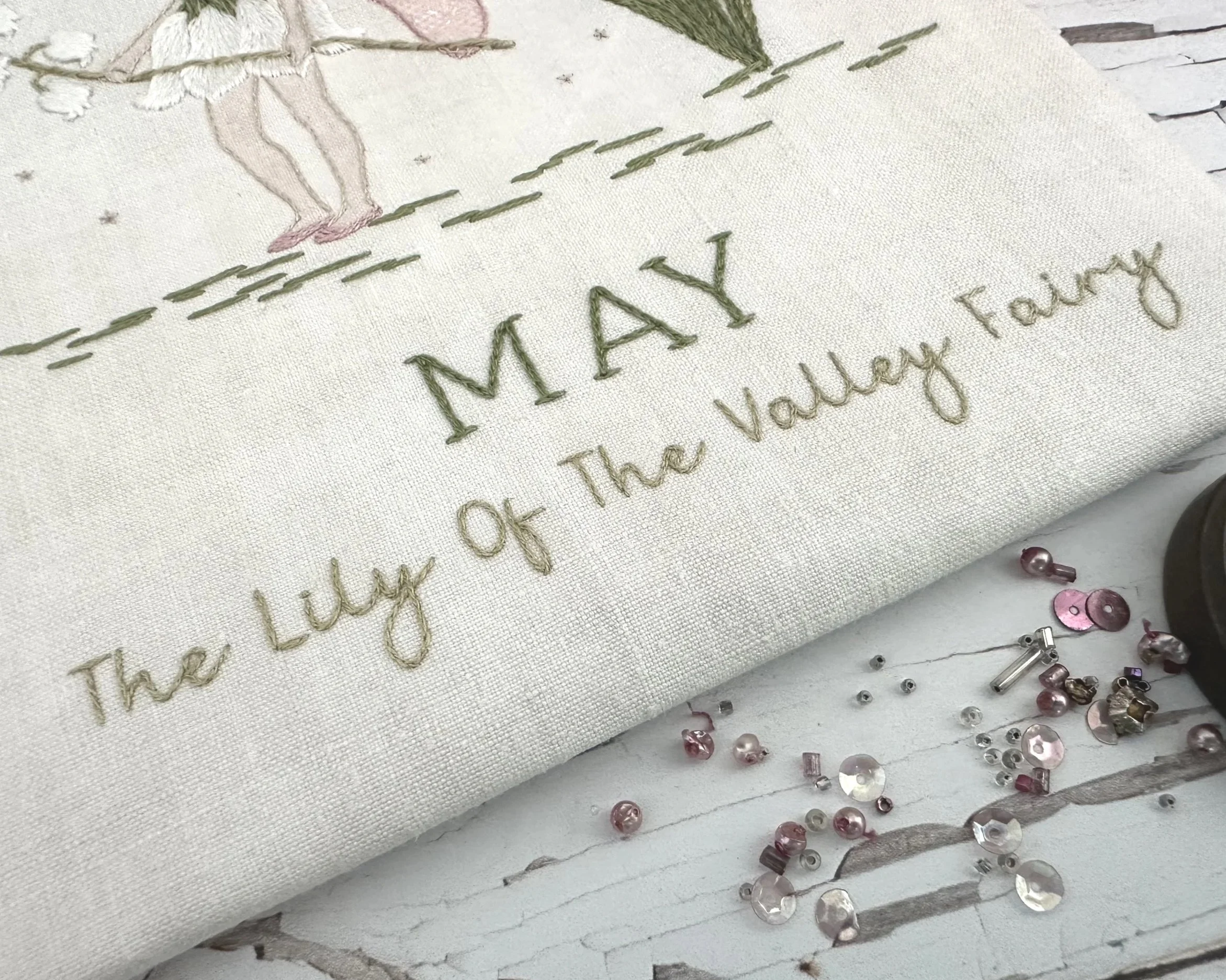 The Lily Of The Valley Fairy Embroidery Kit from What Florence Did Next