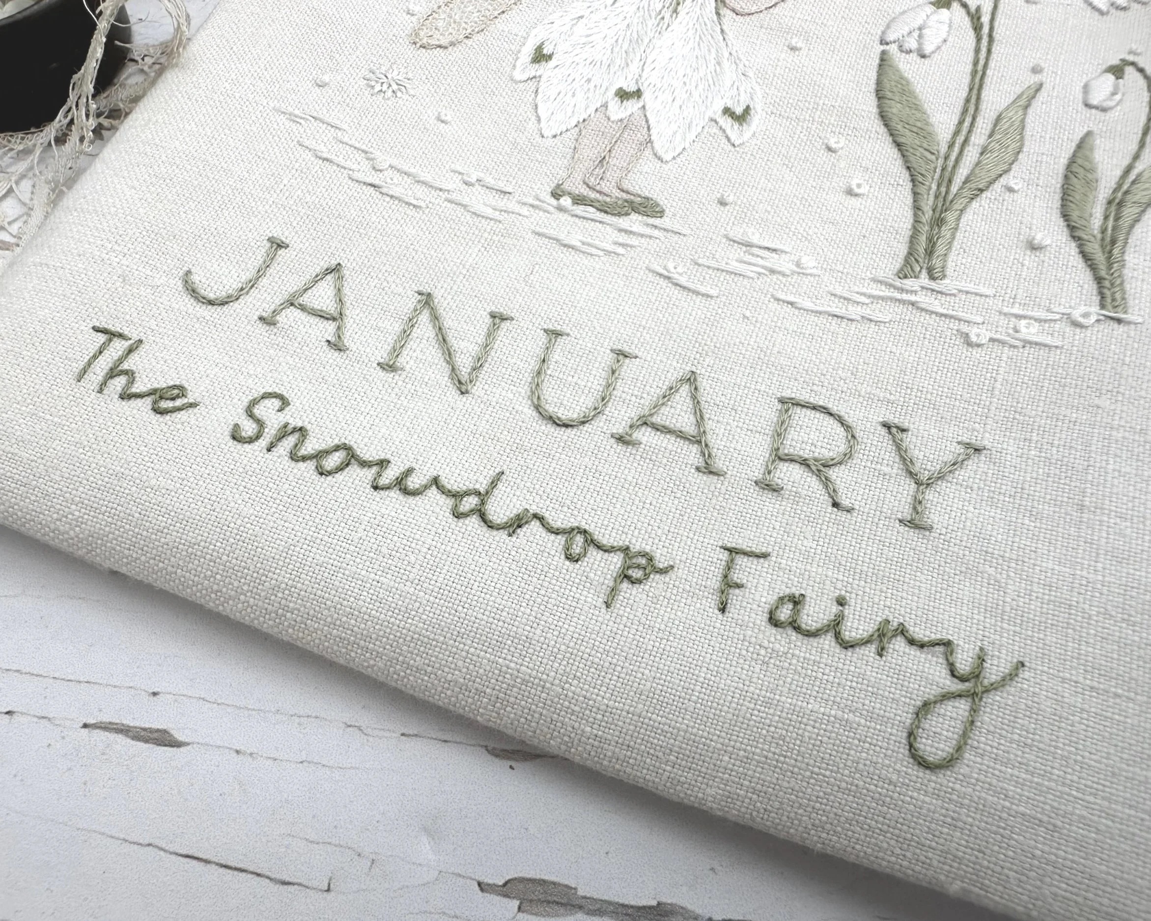 The Snowdrop Fairy Embroidery Kit from What Florence Did Next