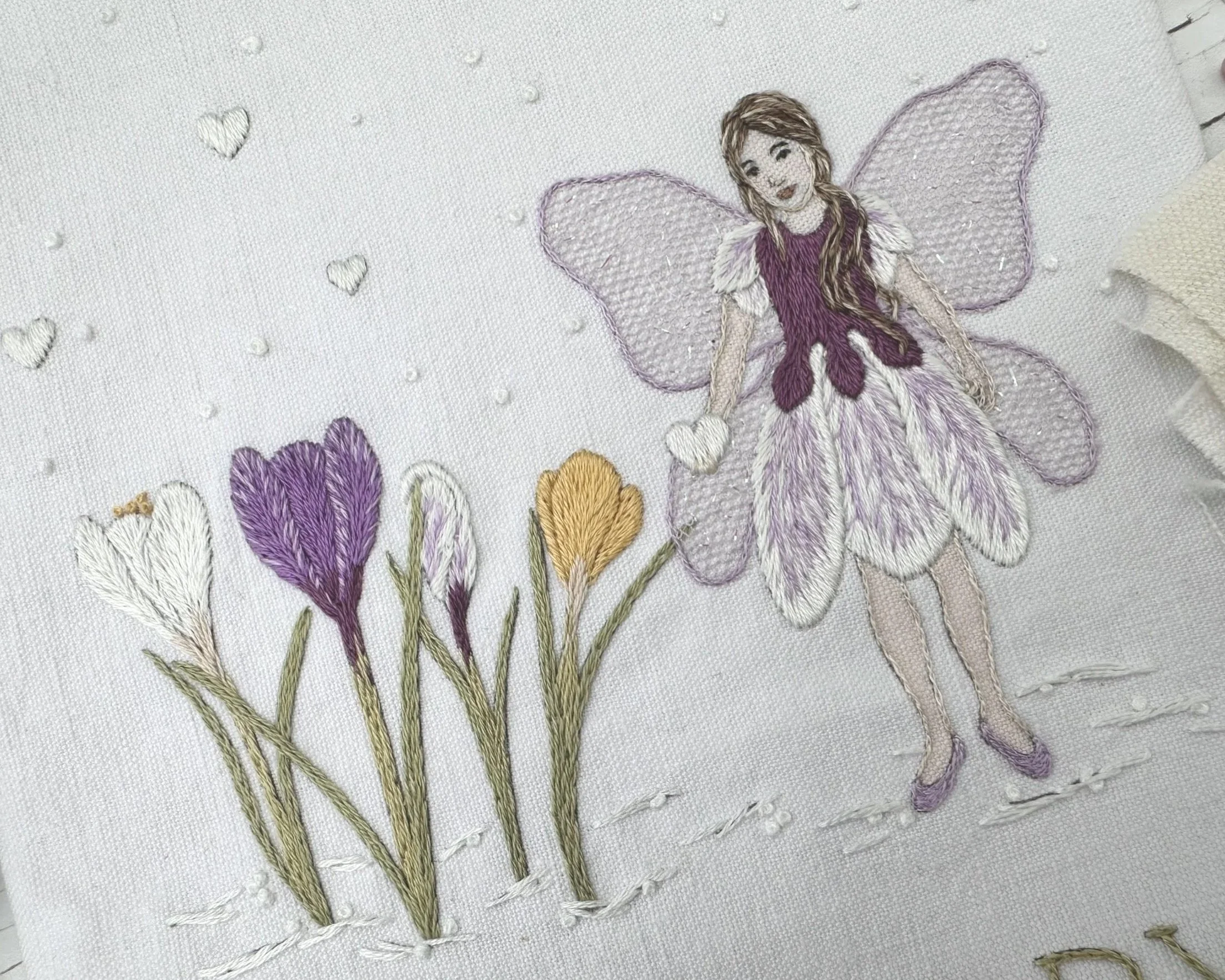 The Crocus Fairy Embroidery Kit from What Florence Did Next