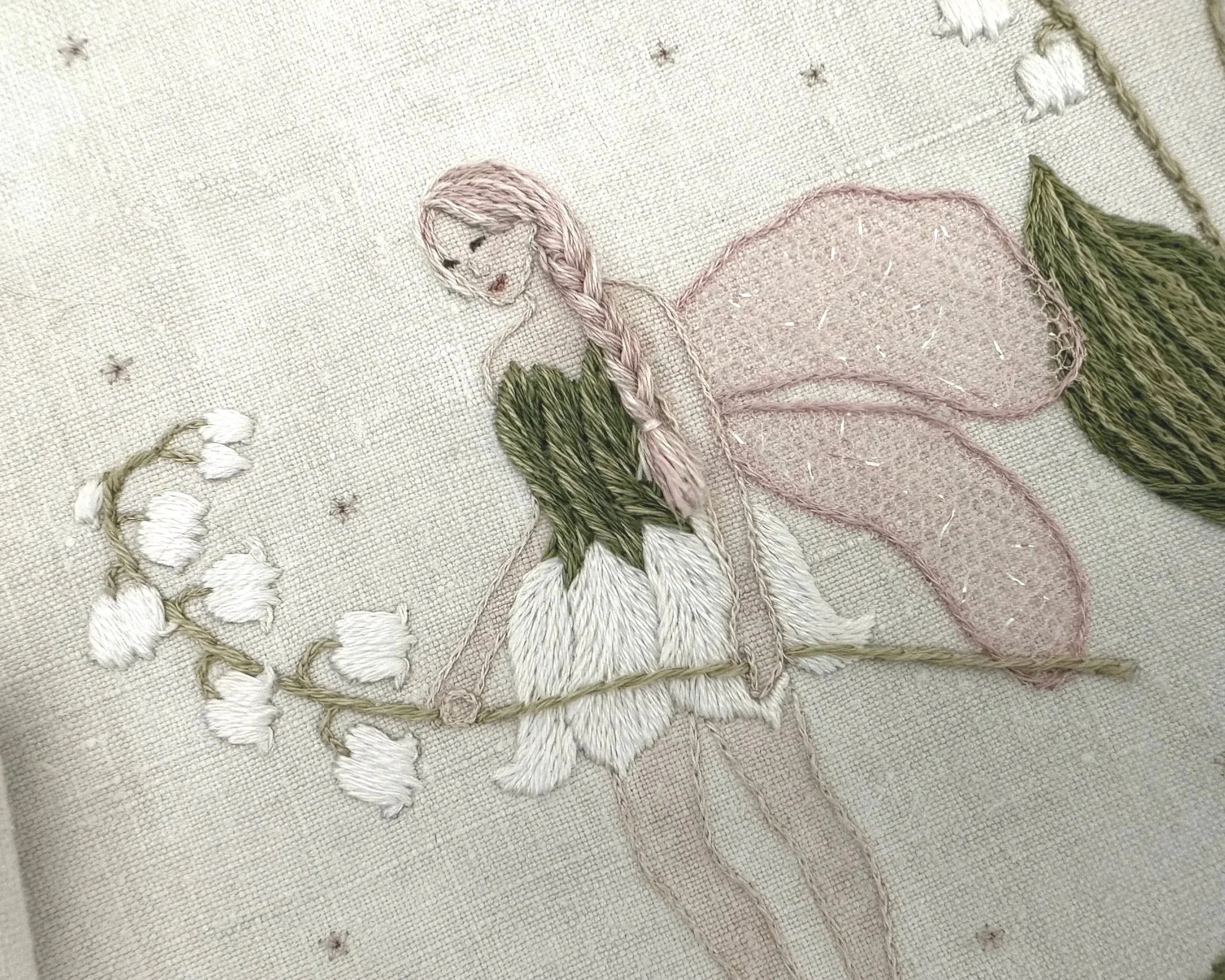 The Lily Of The Valley Fairy Embroidery Kit from What Florence Did Next
