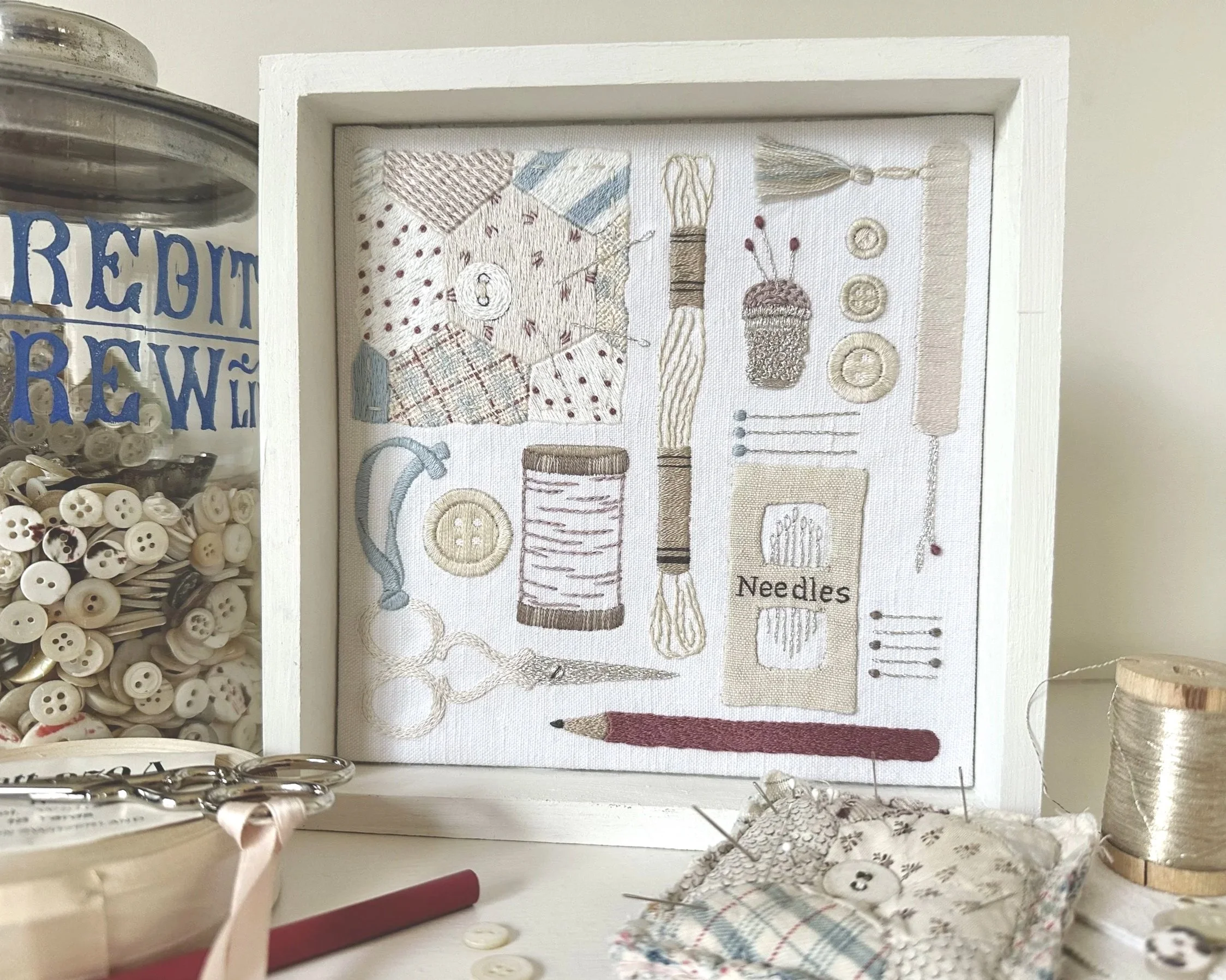 The Haberdashery Department Embroidery Kit from What Florence Did Next