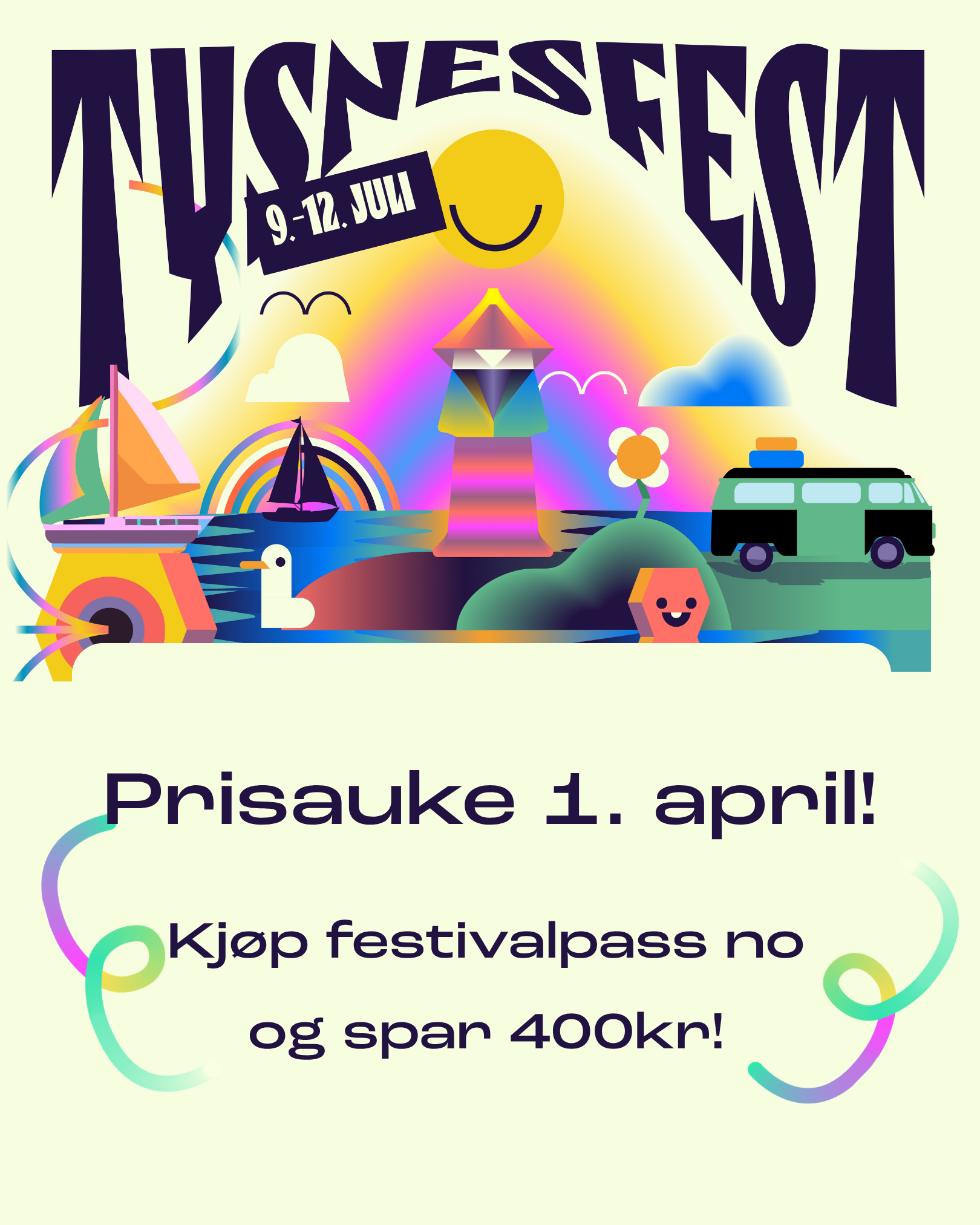 1. april blir det prisauke!