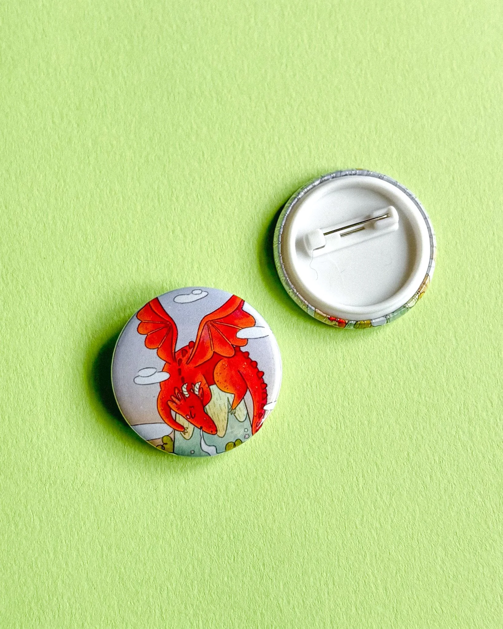Red Dragon Badge