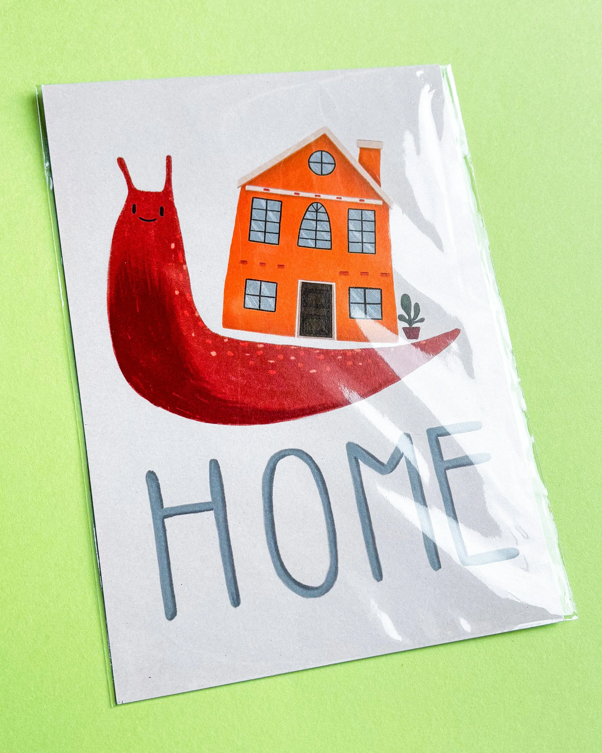 Home Snail, A5 Print