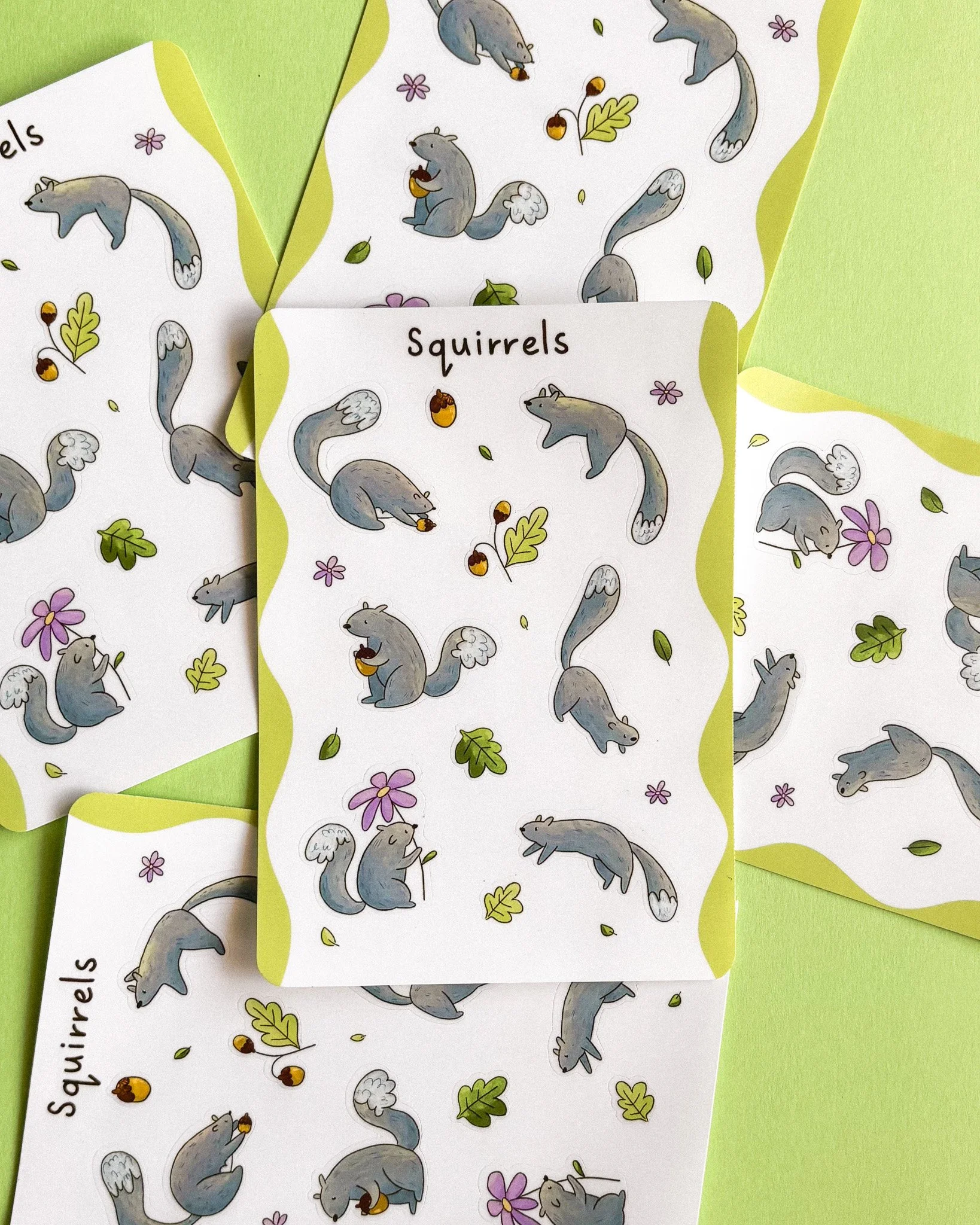 Squirrels Sticker Sheet