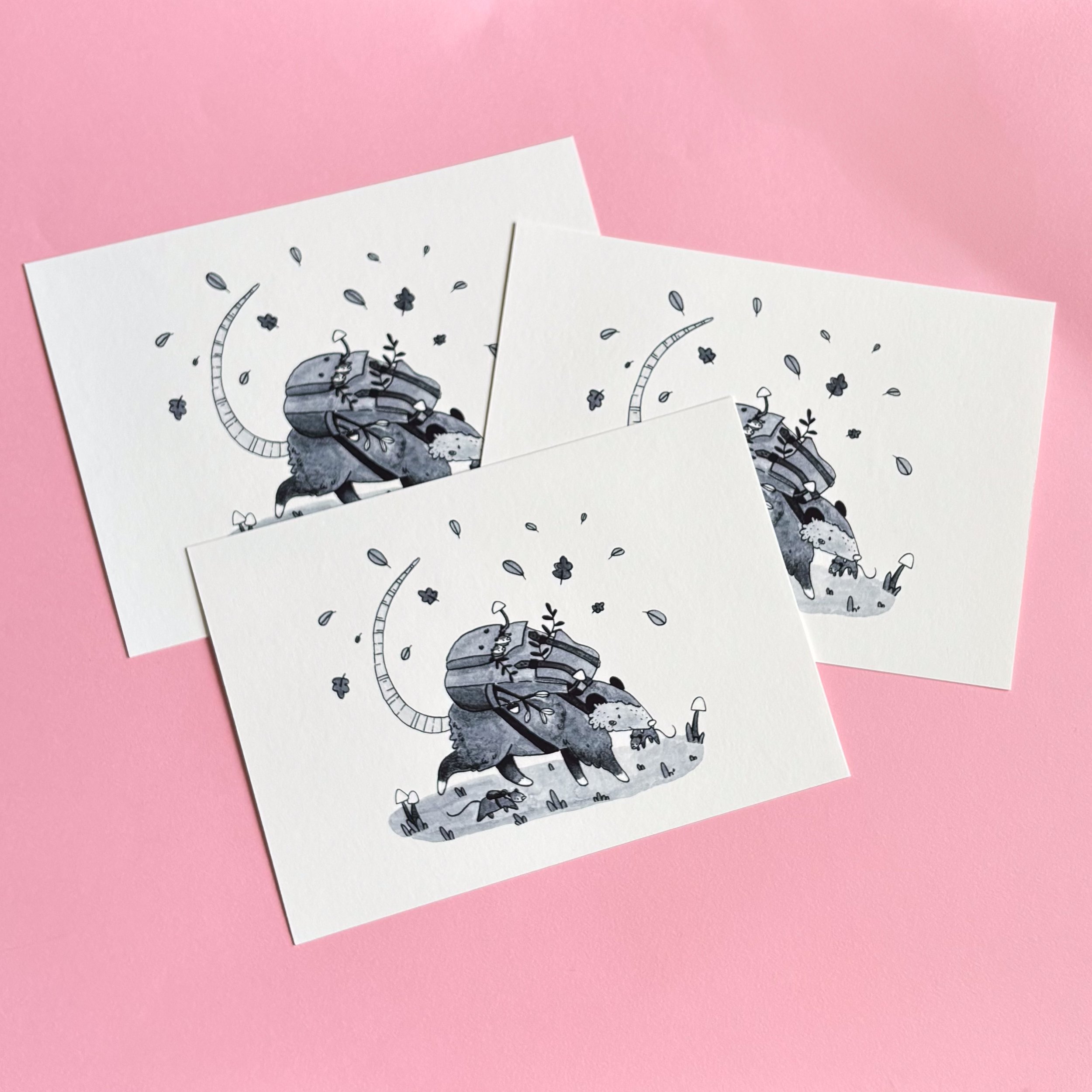 Possum, A5 Print