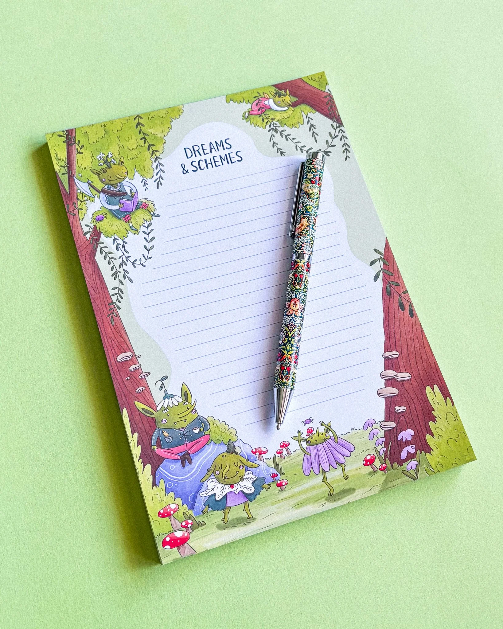 Dreams and Schemes Notepad
