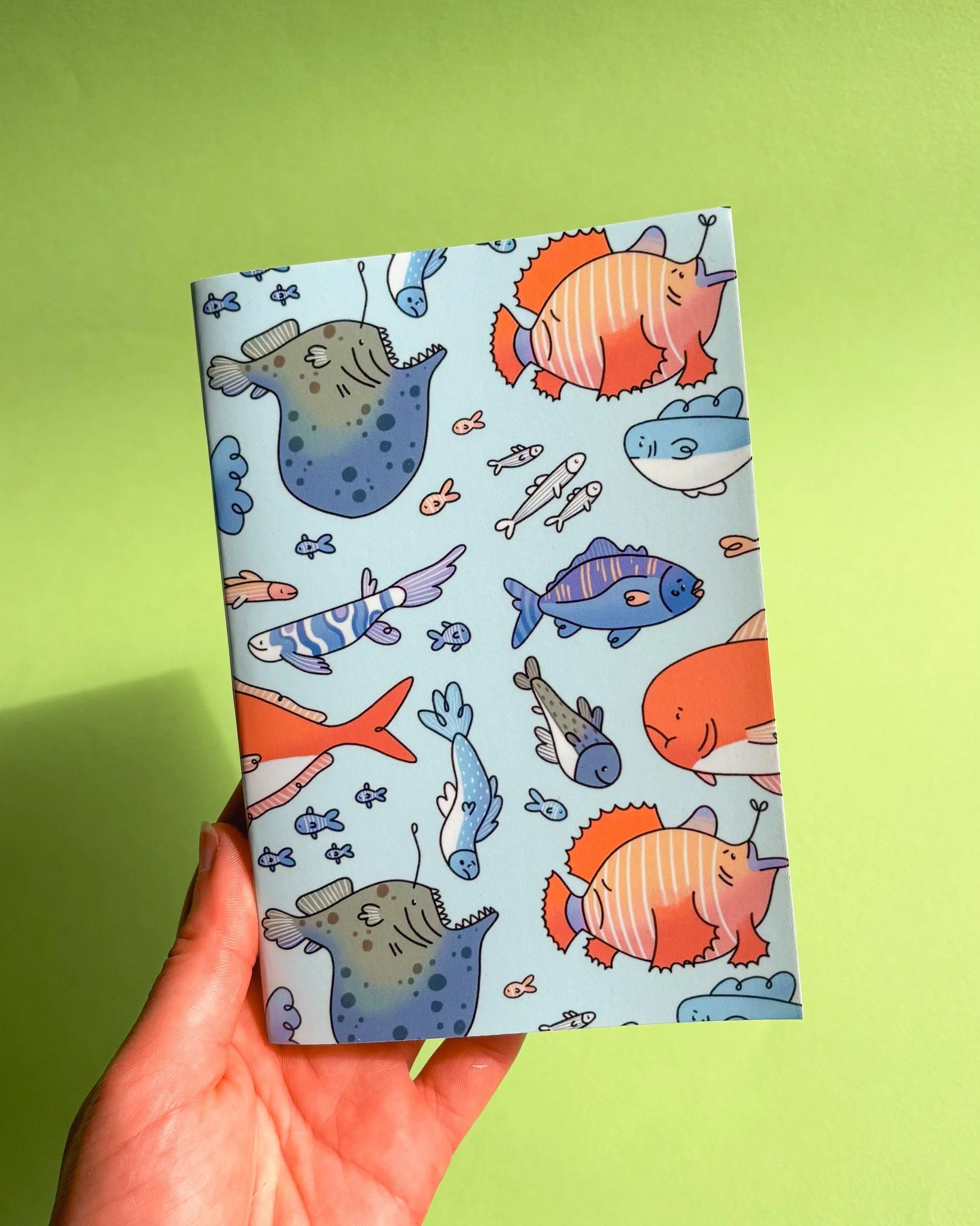 A6 Fish Sketchbook