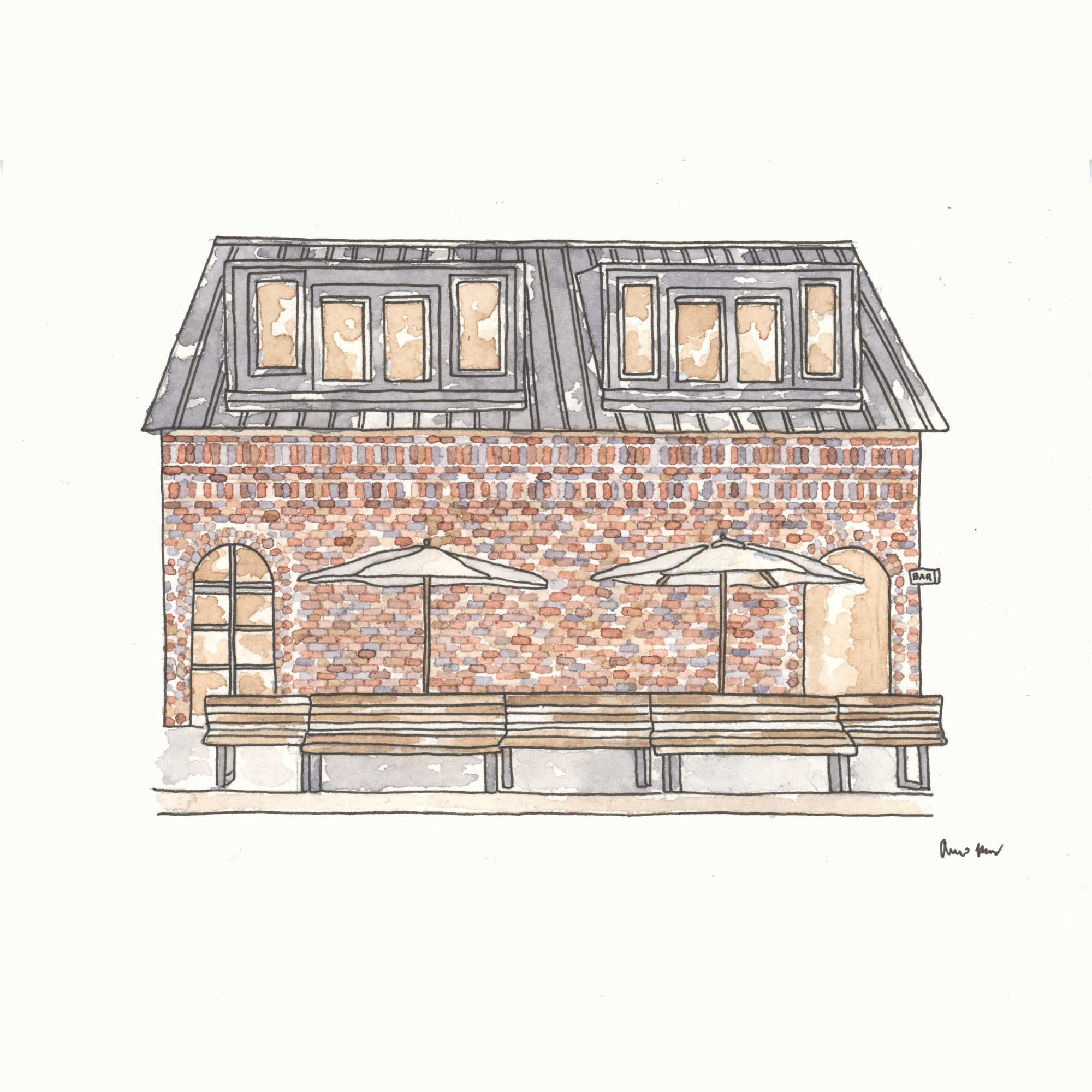 Groceries Etc Original Painting