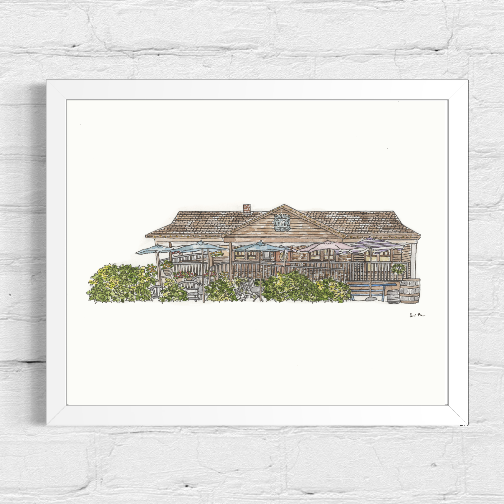 Village Pub I 8x10 I $195 I Available at TN Craft Fair
