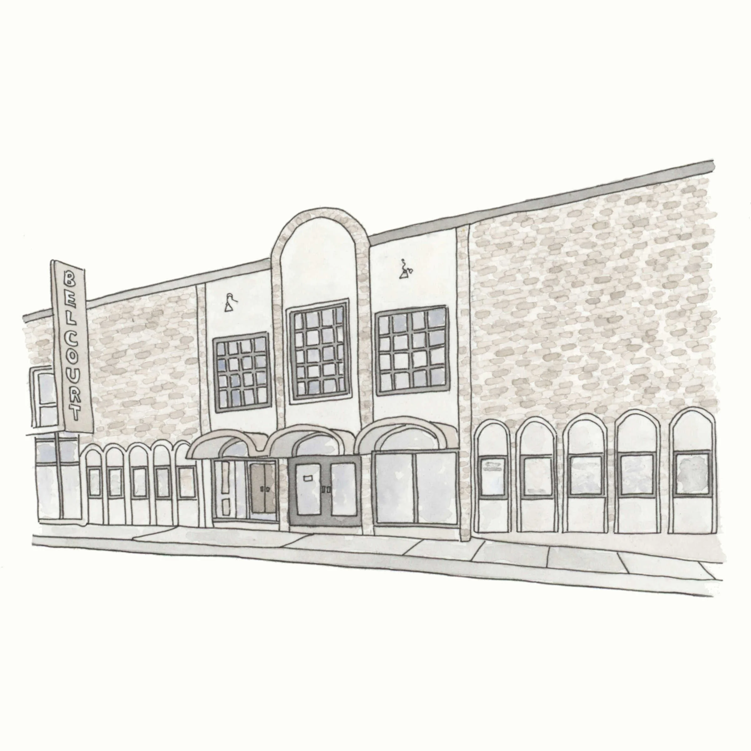 The Belcourt Fine Art Print