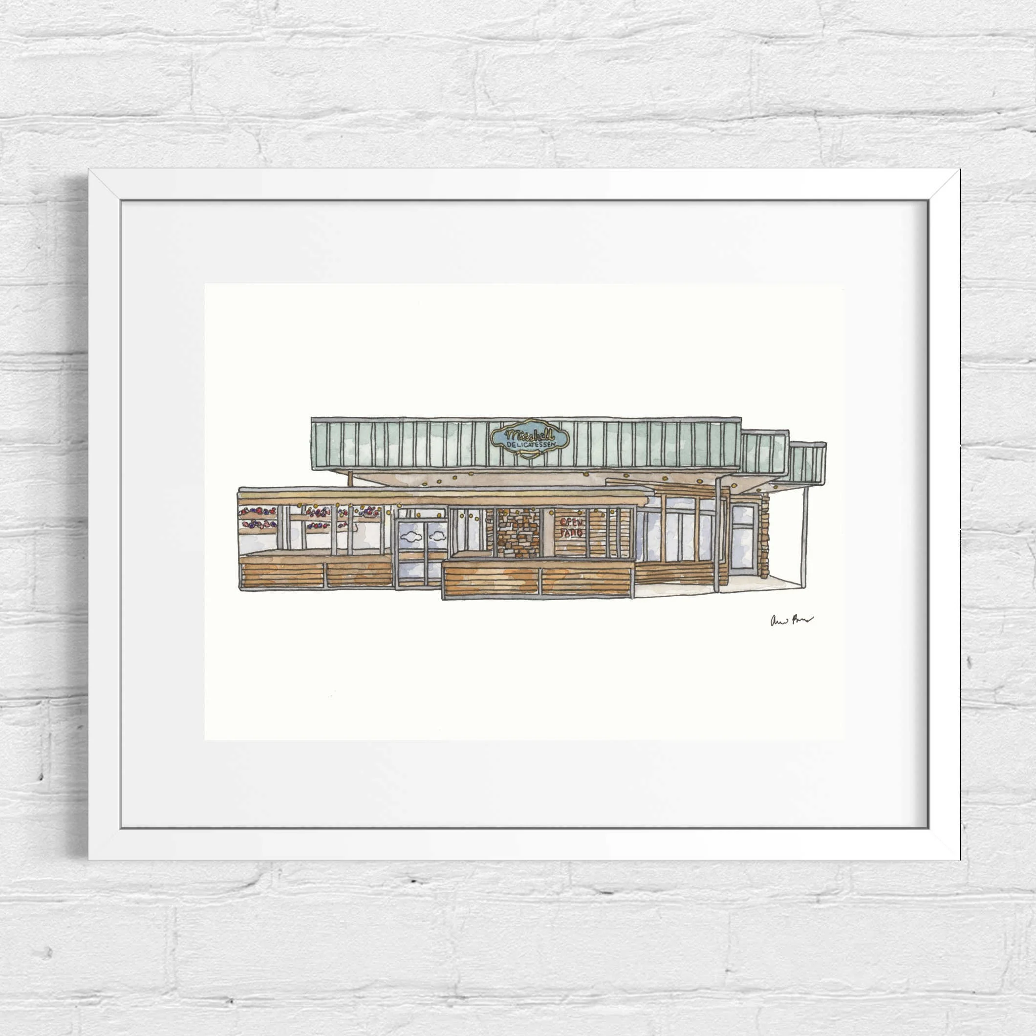 Mitchell Deli I Matted 5x7 I $165 I Available at TN Craft Fair